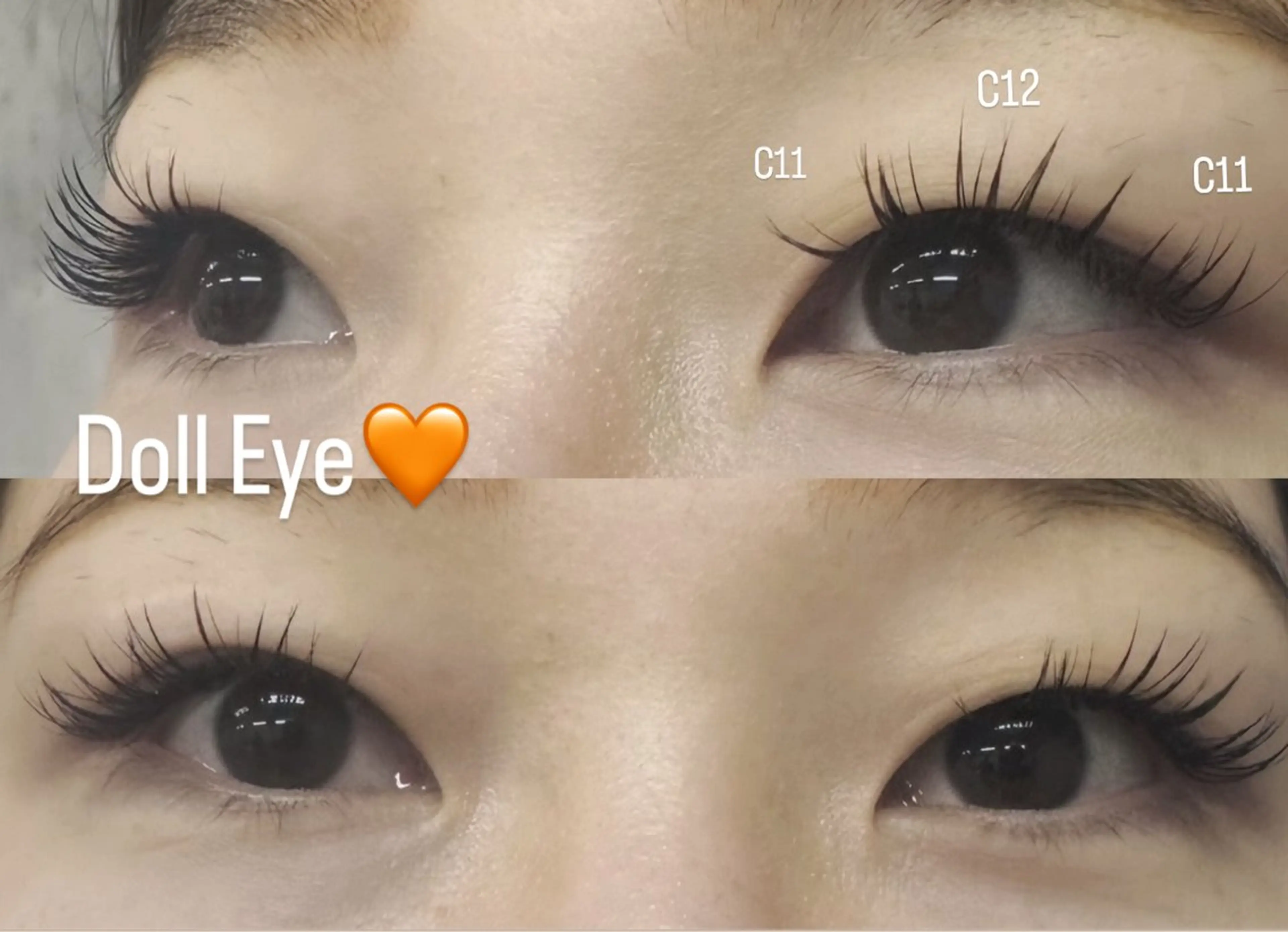 マツエク・マツパ Cカール ミンク MAQUIA泉中央店 相馬のマツエク・マツパデザイン