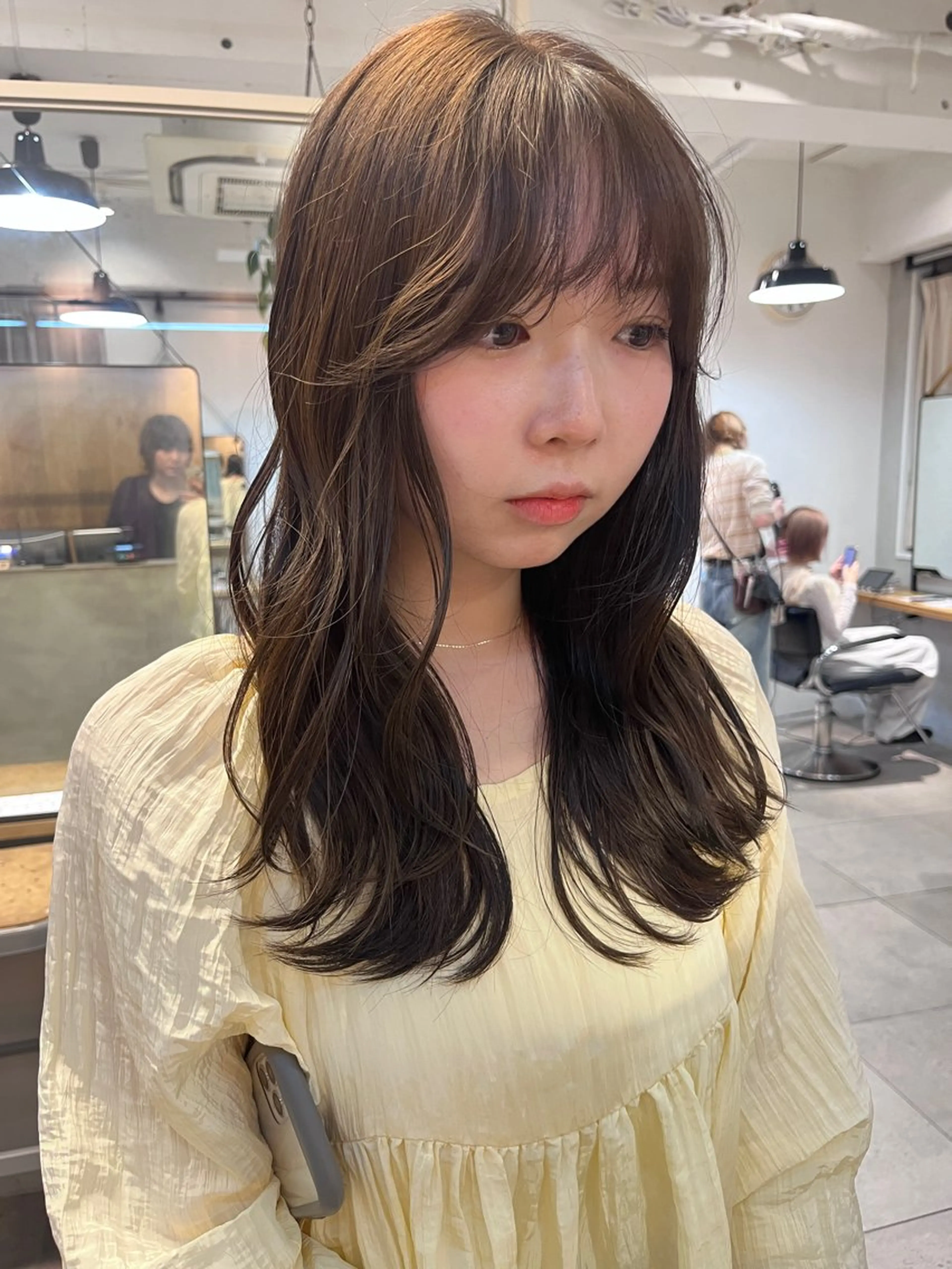 ミディアム カラー 透明感カラー ナチュラルなヘア /ヨシダトモキのヘアスタイル