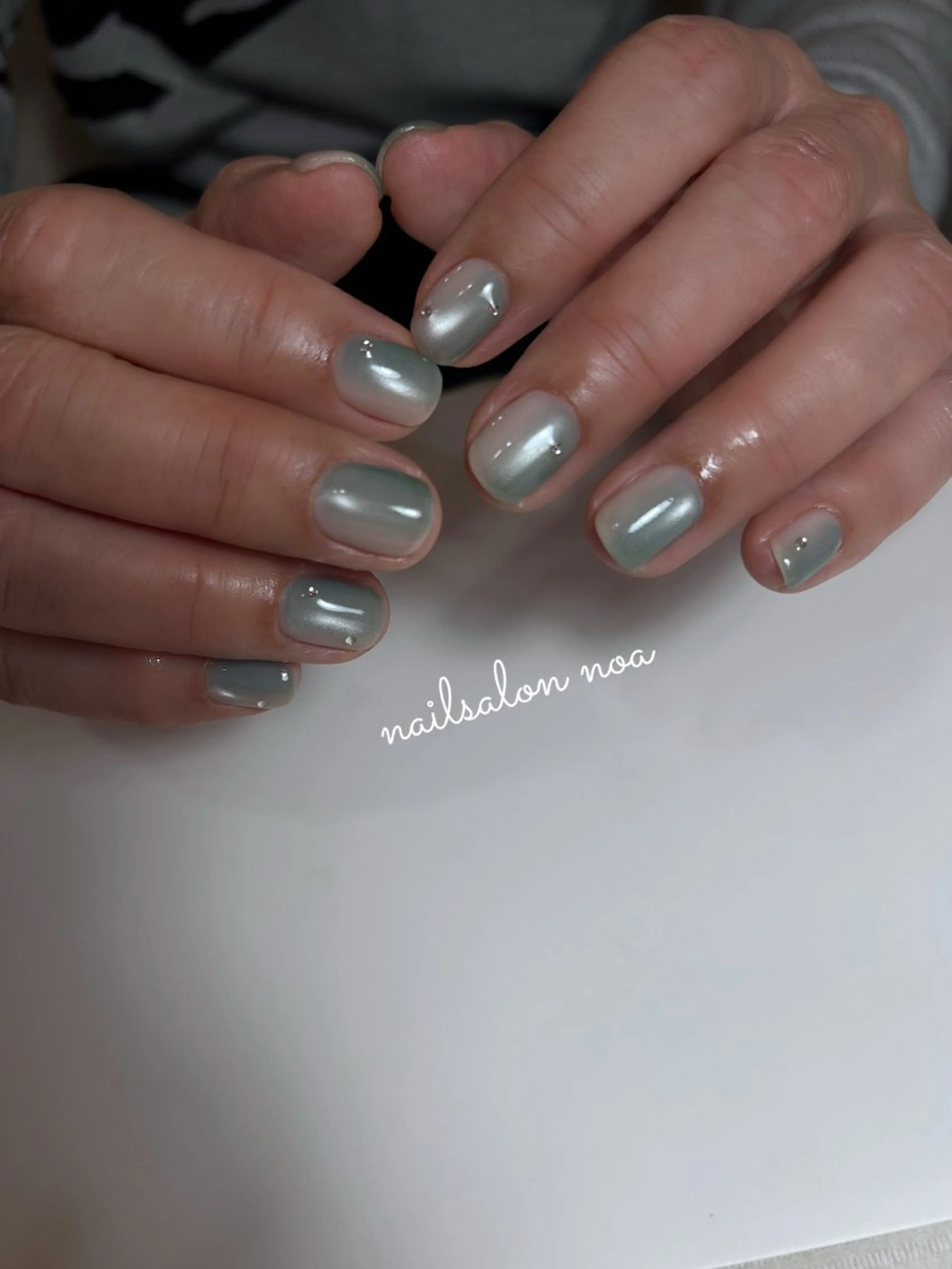 ネイル カジュアル ジェルネイル ニュアンスネイル パラジェル ショートネイル ハンドネイル nailsalon noa所属・nailsalon noaのネイルデザイン