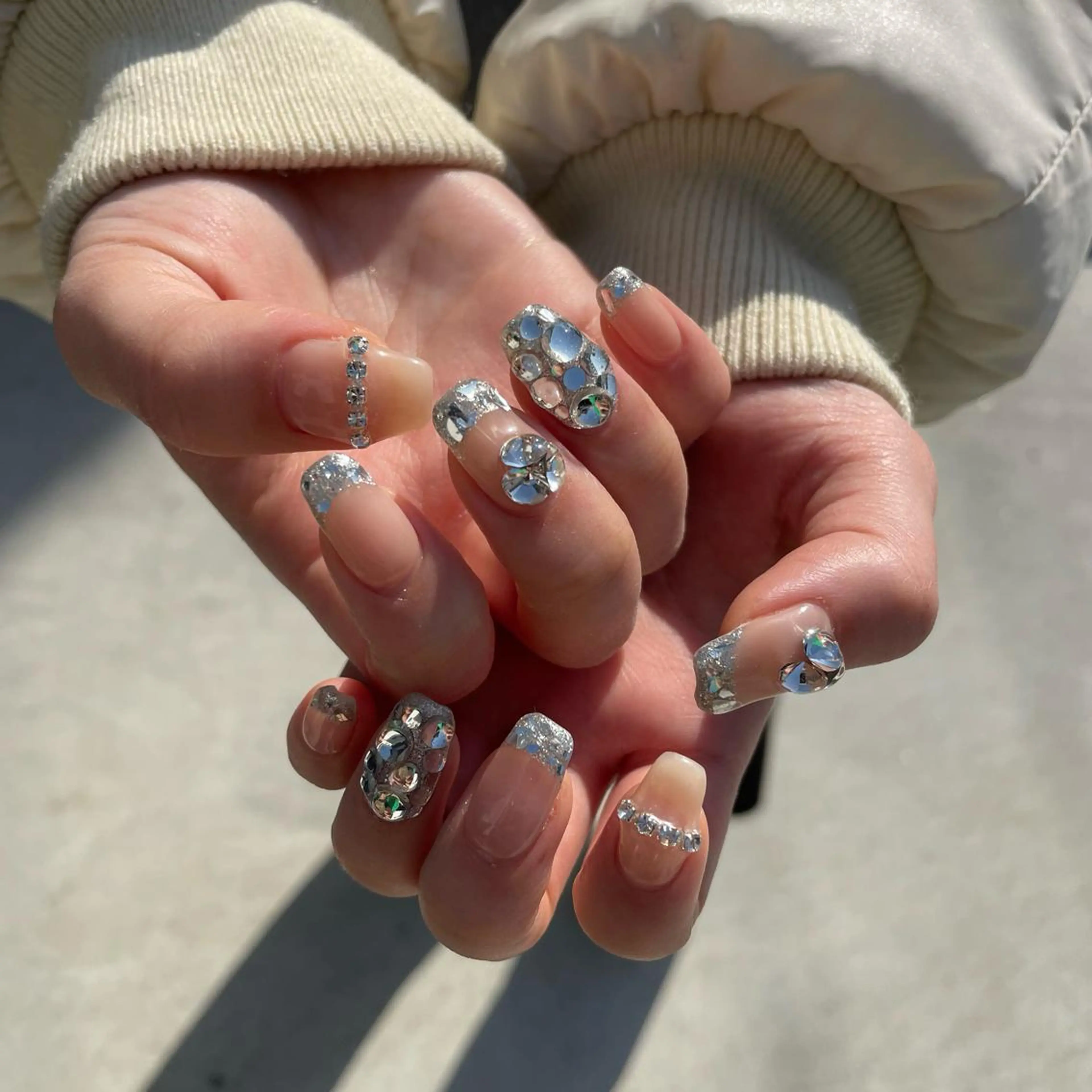 ネイル ハンドネイル Sea  nail by emaのネイルデザイン