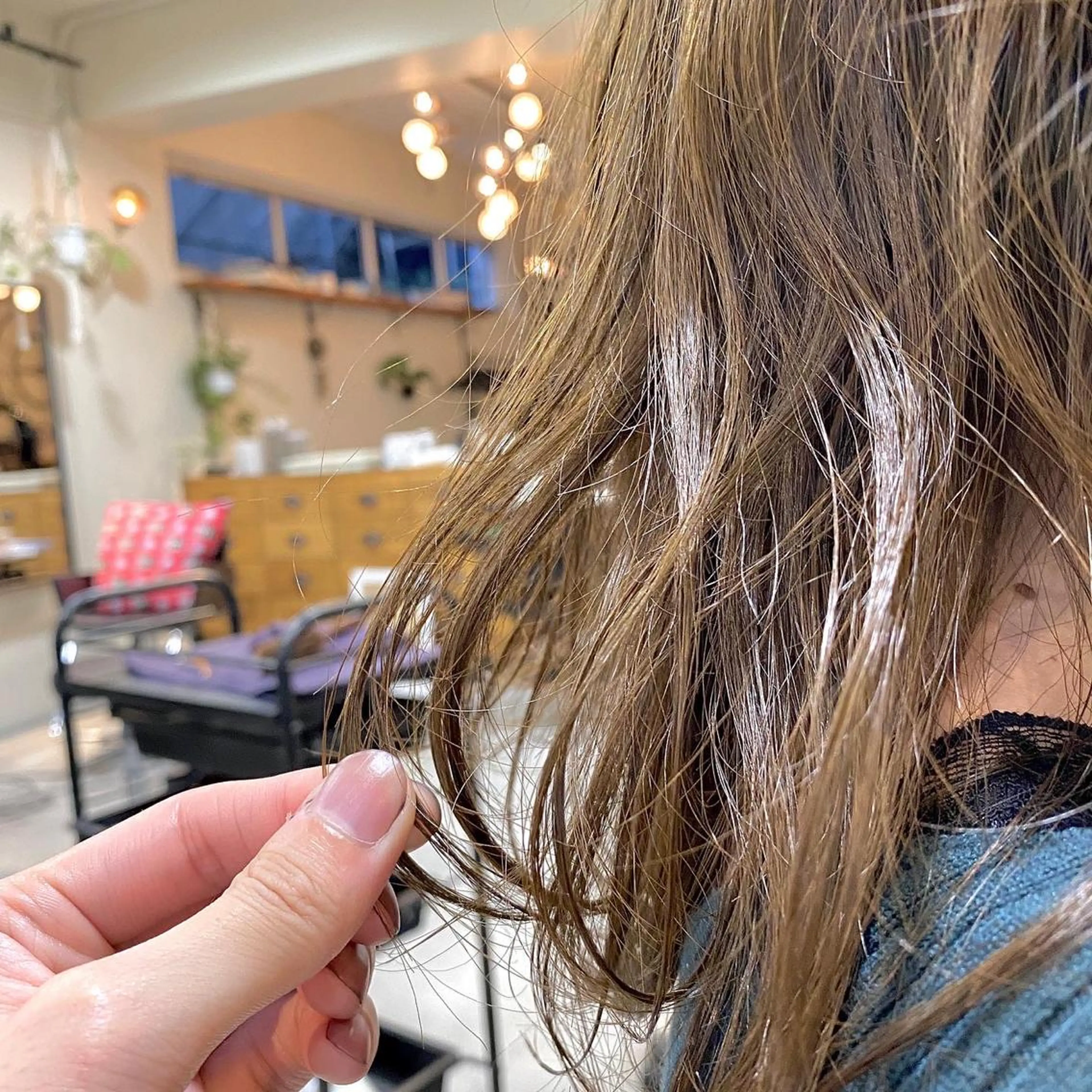 セミロング カラー ヘアアレンジ tane.所属・【ダメージレス施術】 【透明感】北村 拓也のヘアスタイル