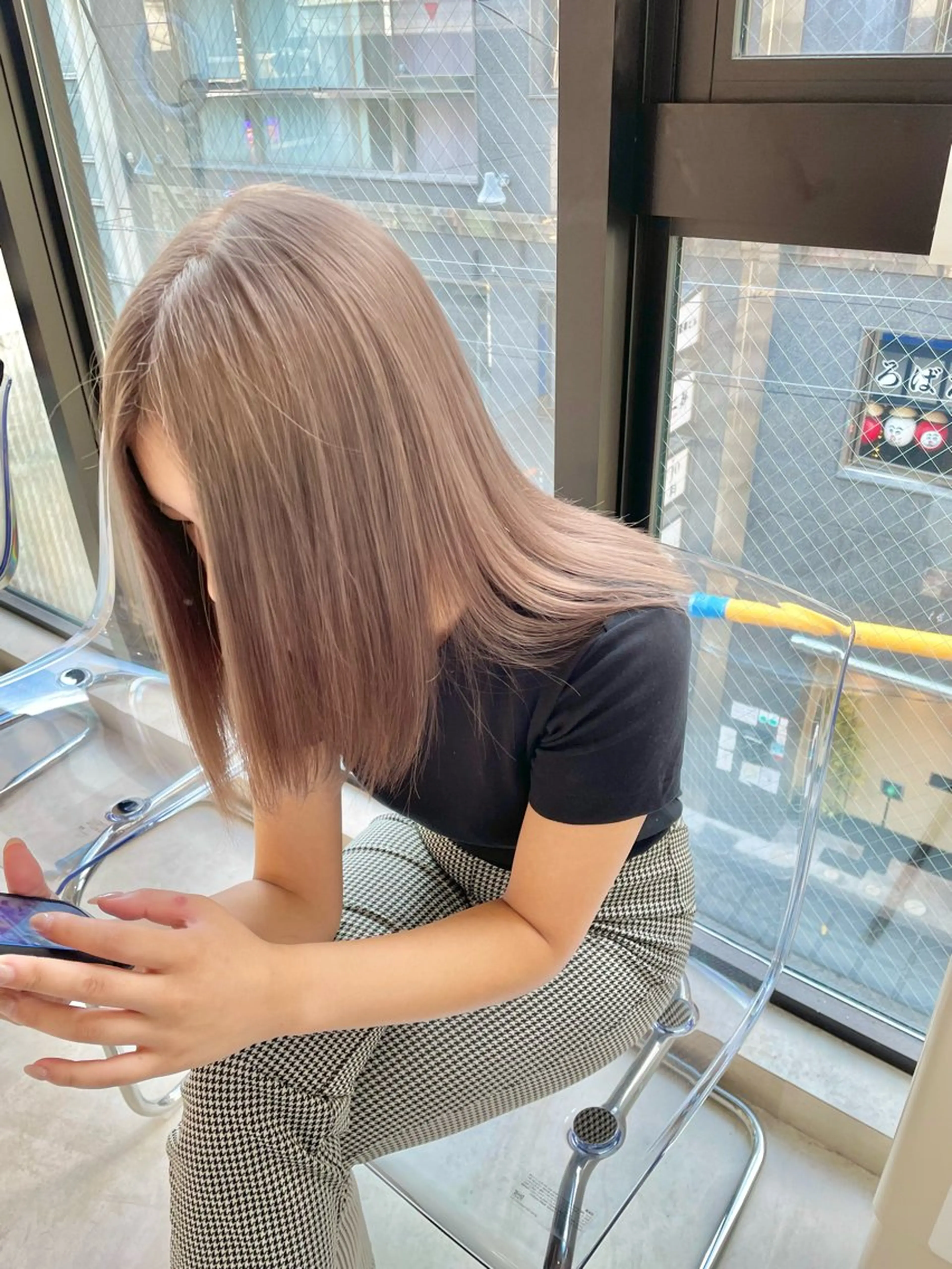 ミディアム ブリーチ指名 No１🏆RENのヘアスタイル