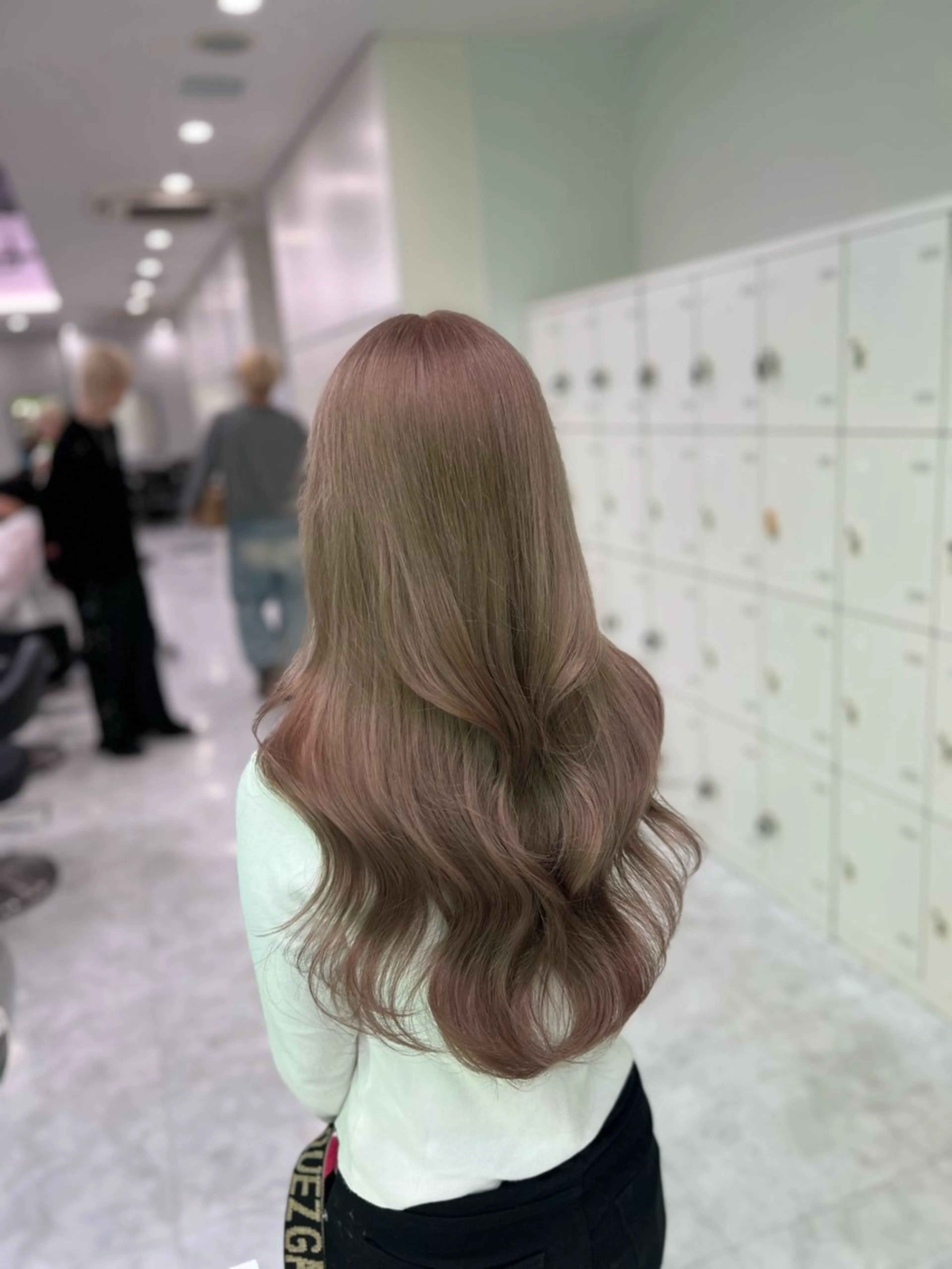 ロング カラー ヘアアレンジ ヘアカラー トリートメント レイヤー/艶ベージュ /🎀Saki🎀のヘアスタイル