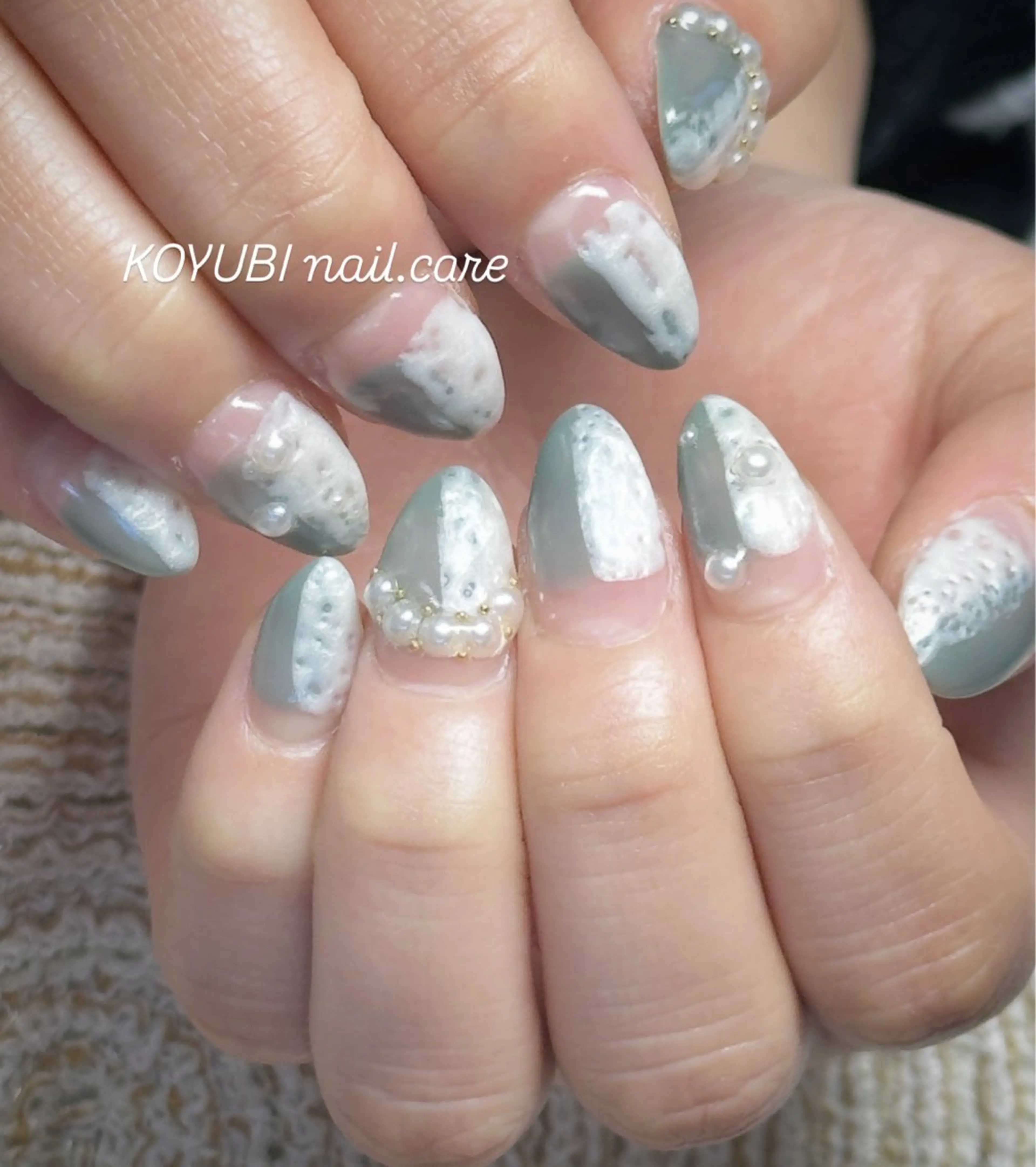 ネイル カジュアル オフィスネイル シンプルネイル Cure.美爪育成 salon大関のネイルデザイン