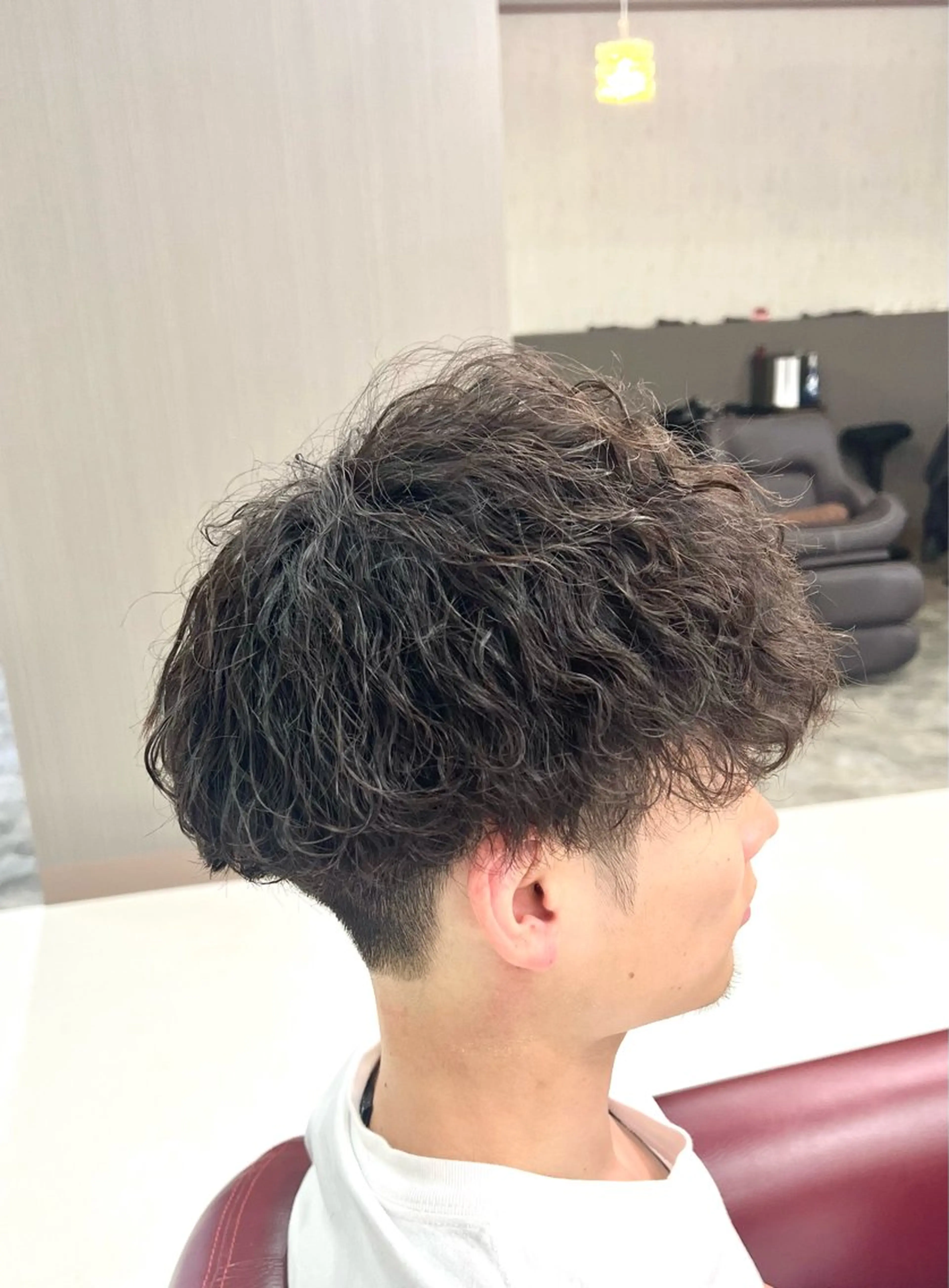 ショート パーマ メンズ メンズパーマ 波巻きパーマ スパイラルパーマ KEN 🌟のヘアスタイル