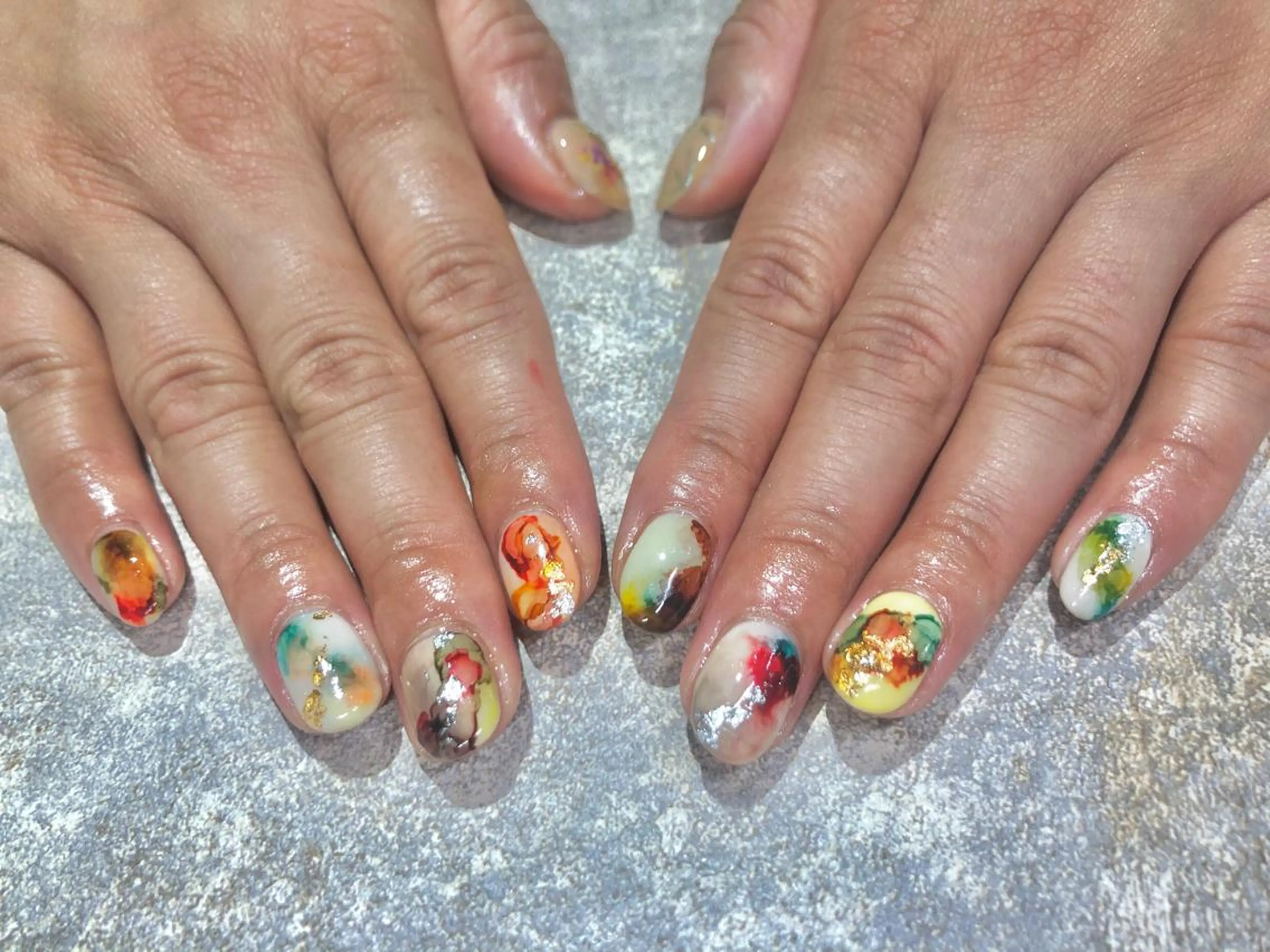 ネイル Amber21.所属・Nagahama Akariのネイルデザイン