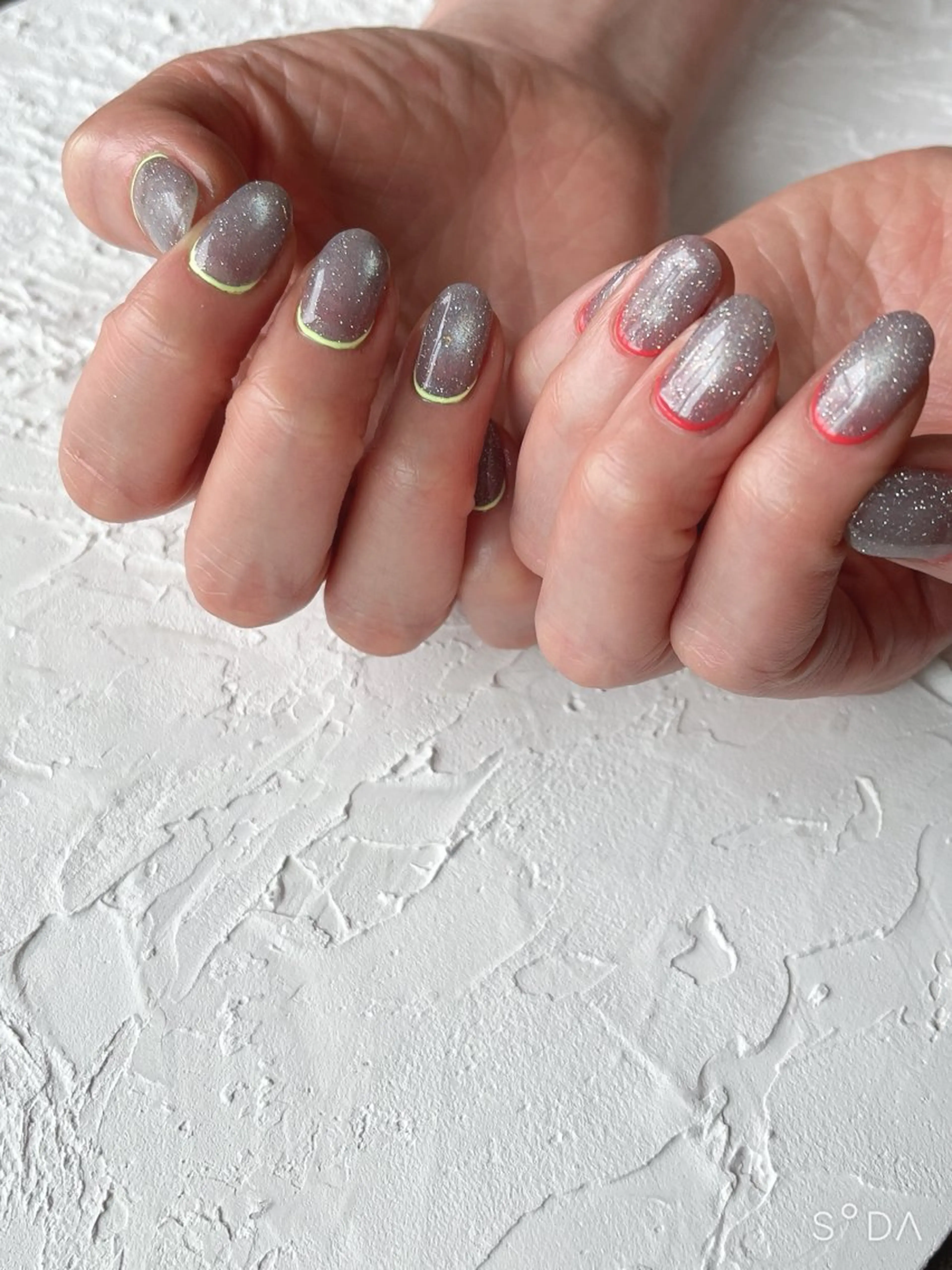 ネイル フラッシュネイル フラッシュマグ ハンドネイル me.hair＆nail所属・me.nail narumiのネイルデザイン