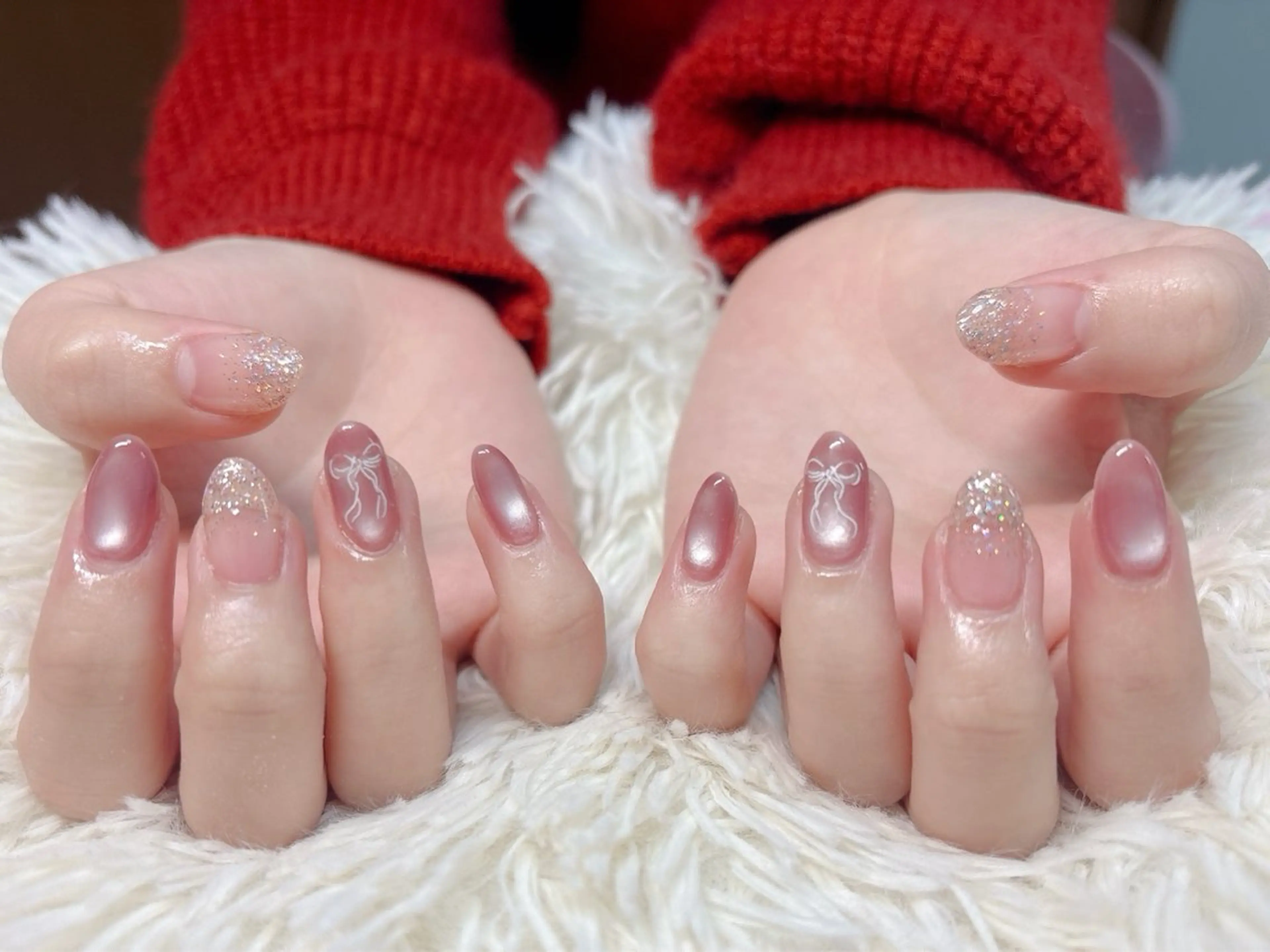 ネイル ハンドネイル パッチリオメメ Lianaのネイルデザイン