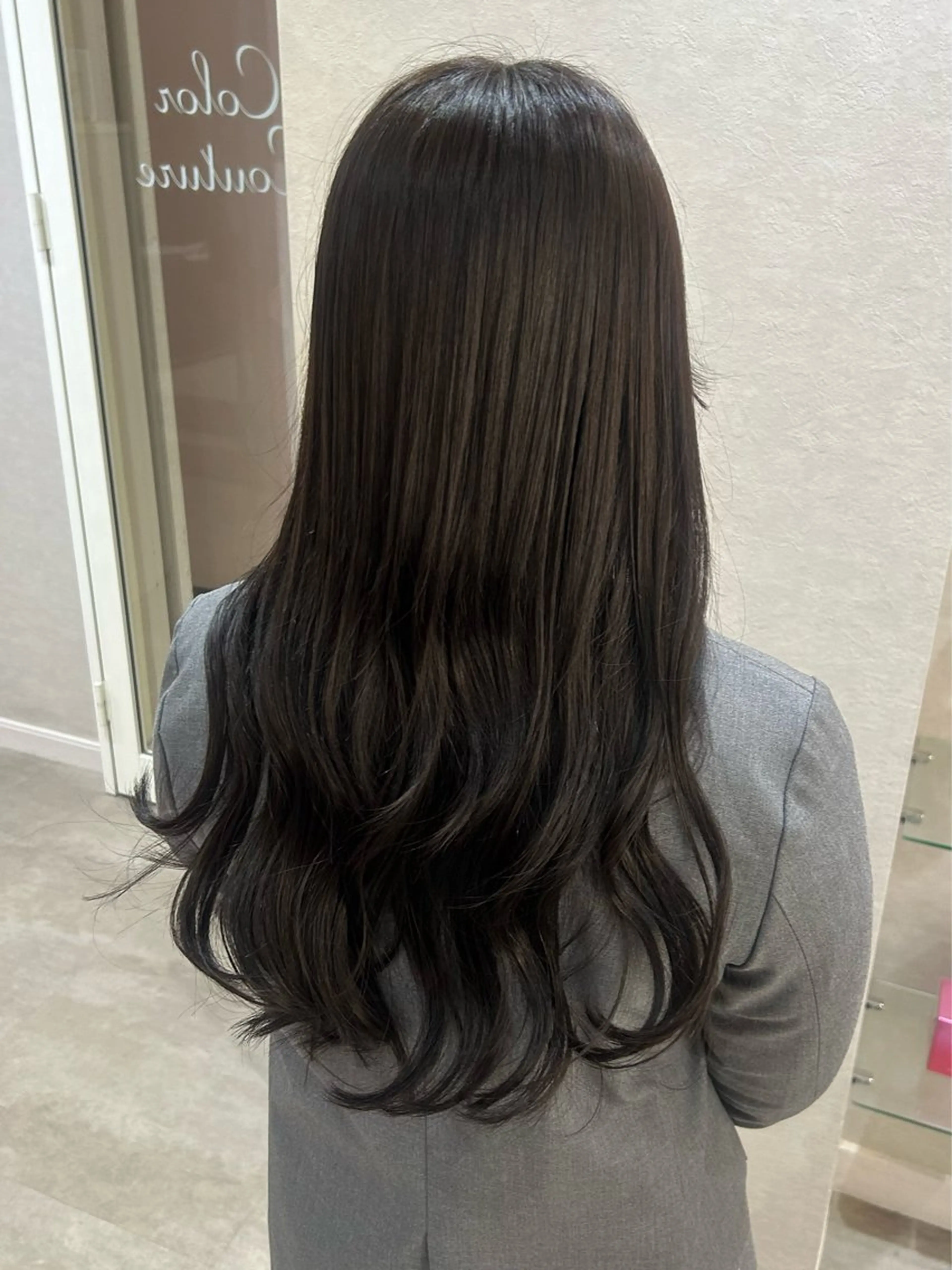 ロング ヘアカラー ゆうな/レイヤー 髪質改善のヘアスタイル