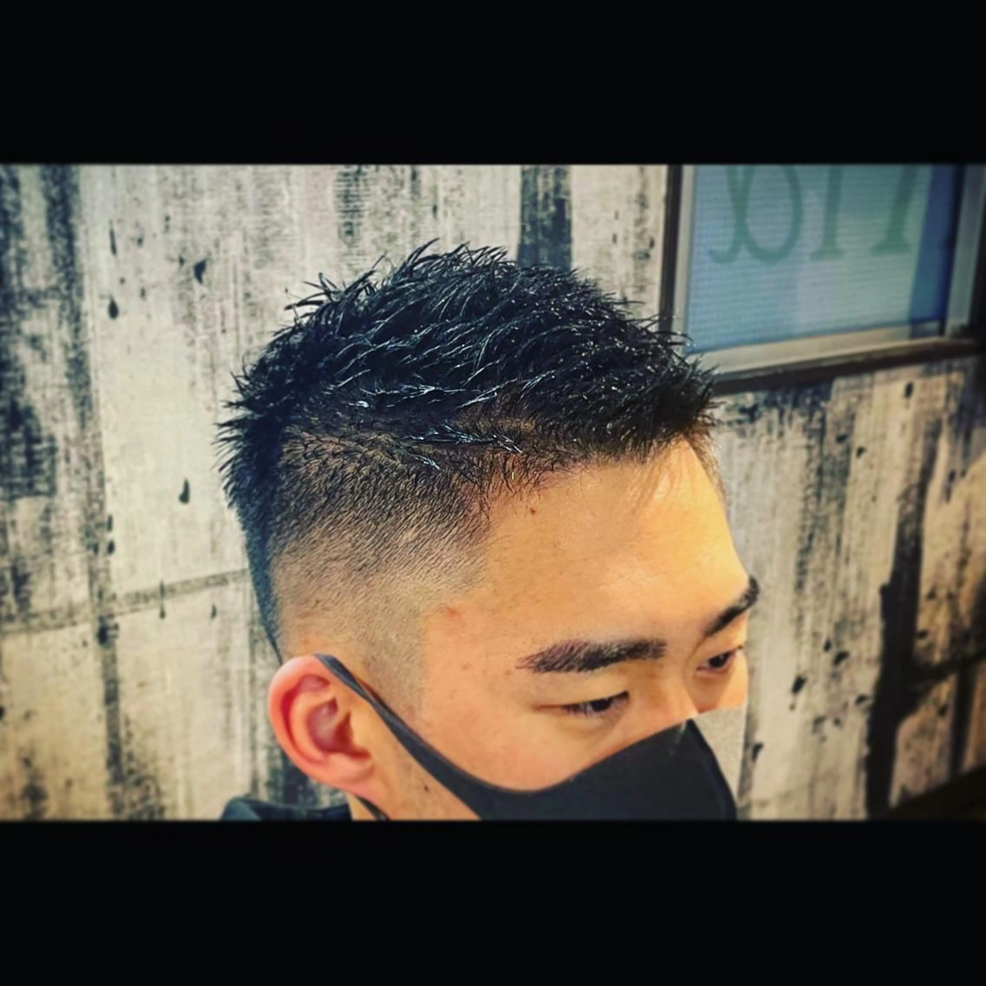 ショート メンズ フェードカット カット ヘアカラー 💈大人の渋髪💈 店長　大橋侑弥のヘアスタイル