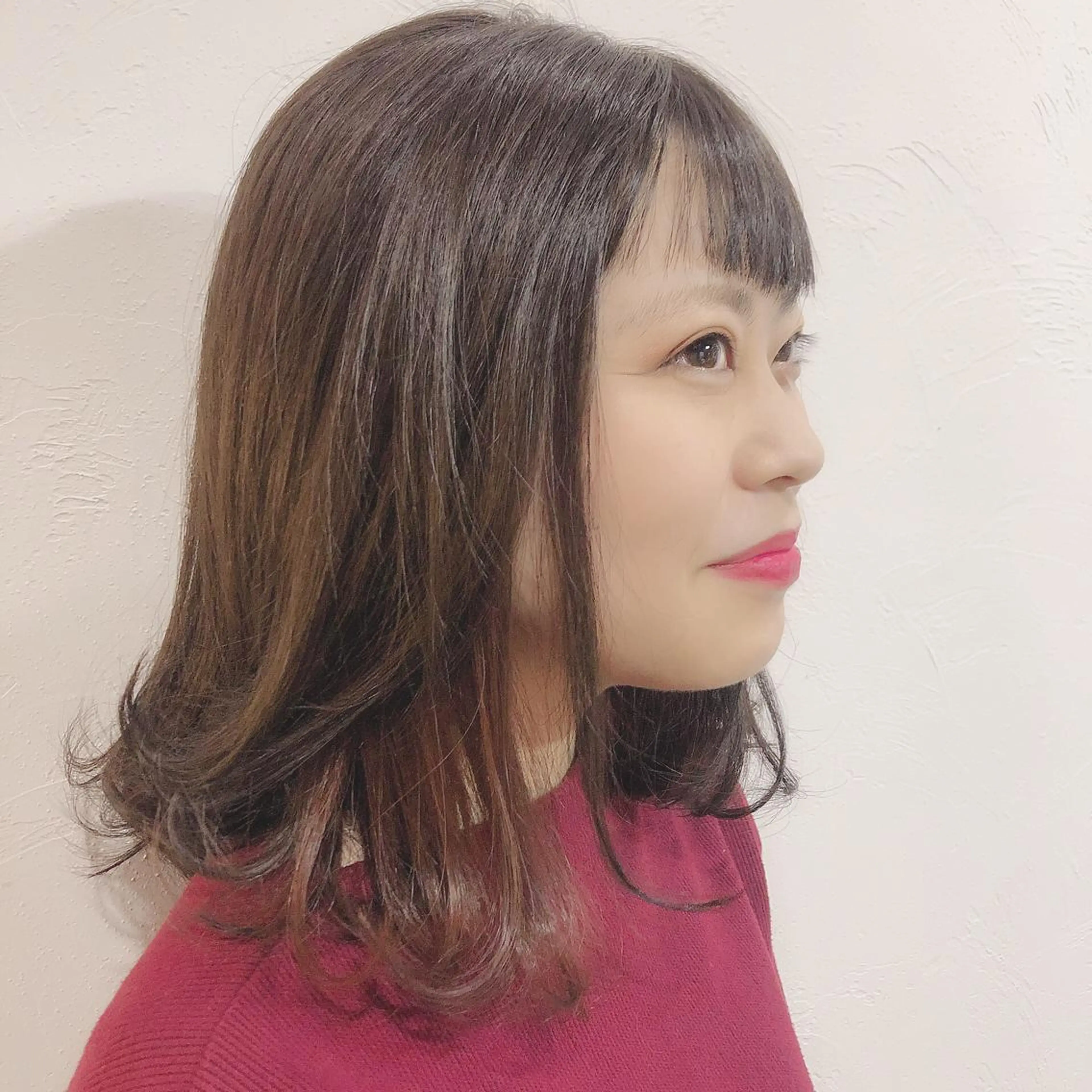 ミディアム アンディアーモカリーノ所属・かわい りなのヘアスタイル