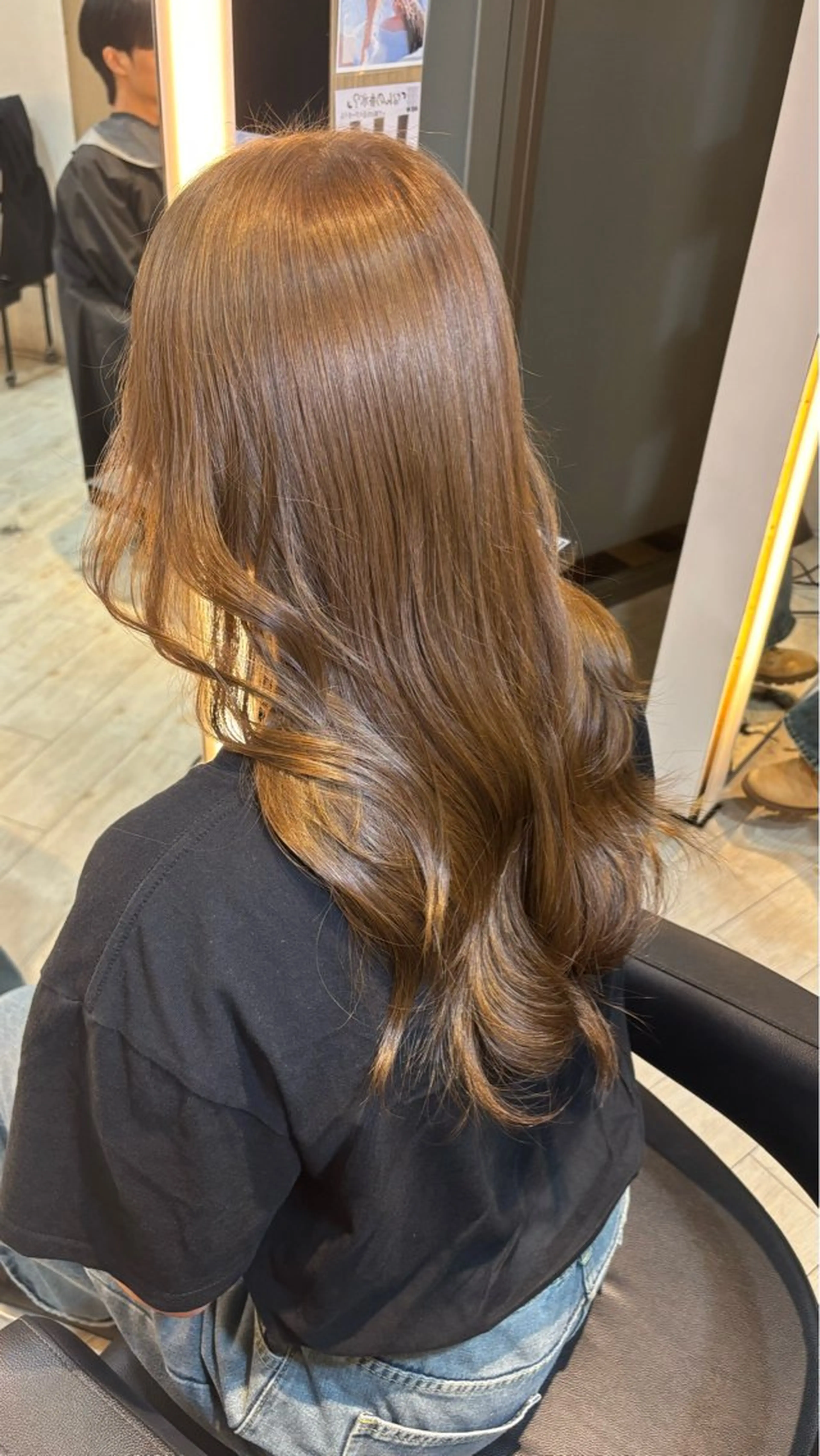 カラー ベージュカラー ブリーチ 透明感カラー ダブルカラー ヘーゼル miyu/ボブ/ 透明感カラー/栄のヘアスタイル