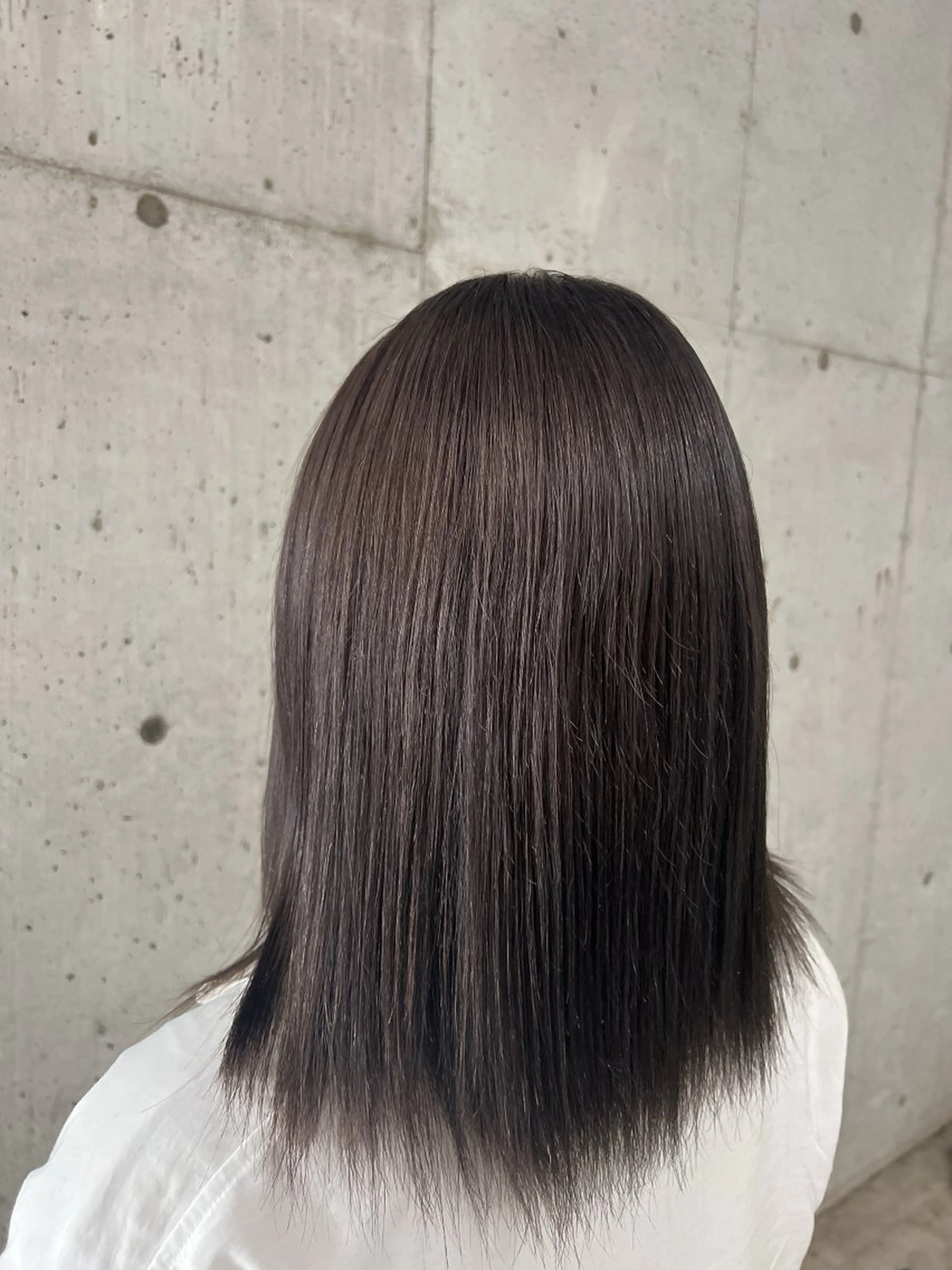 セミロング カラー グレージュ カット ヘアカラー トリートメント keita💫暖色系 💫ハイトーン💫のヘアスタイル