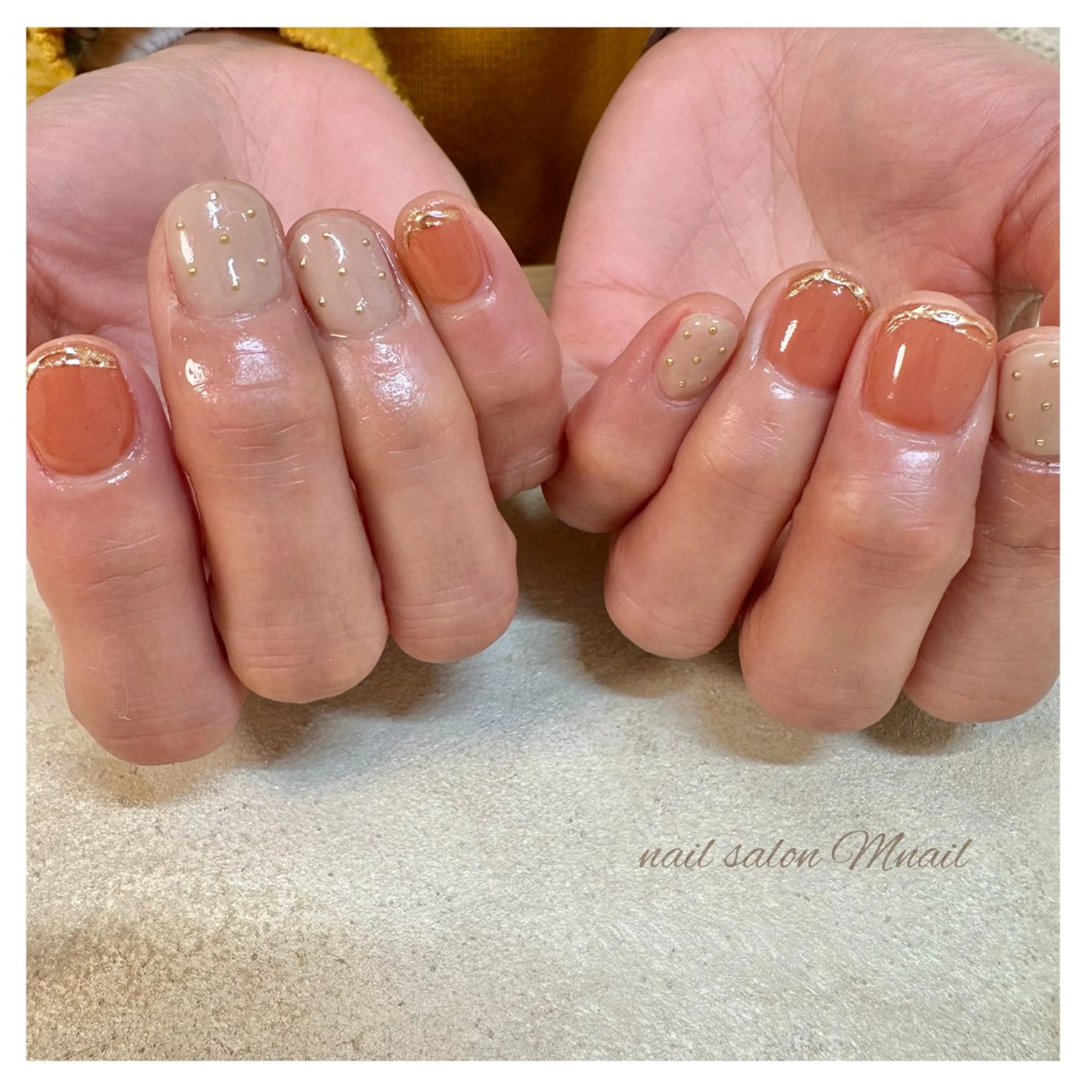 ネイル ジェルネイル ニュアンスネイル ハンドネイル ハンドケア Mnail ちひろのネイルデザイン