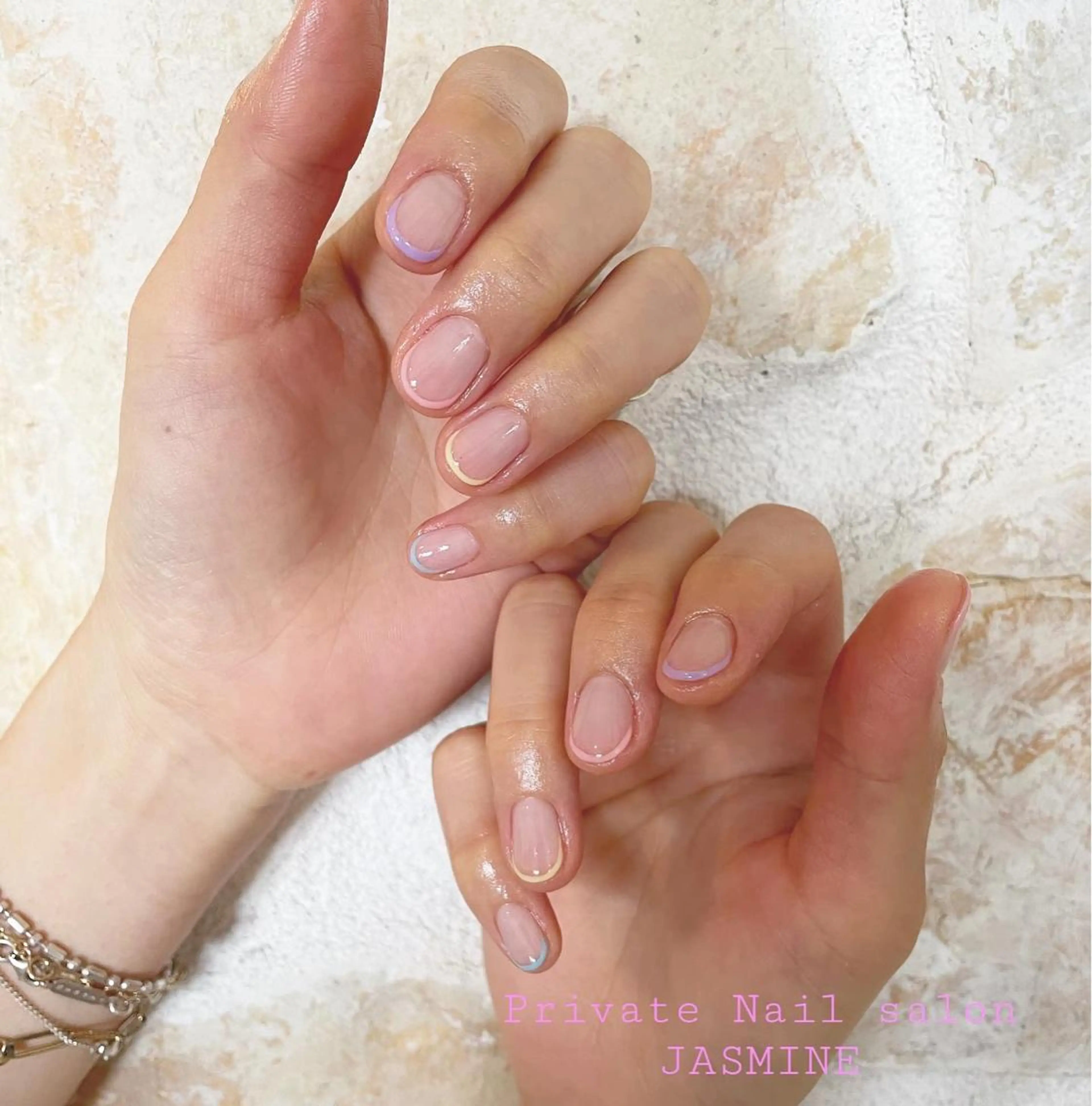 ネイル フレンチネイル Nail salon JASMINEのネイルデザイン