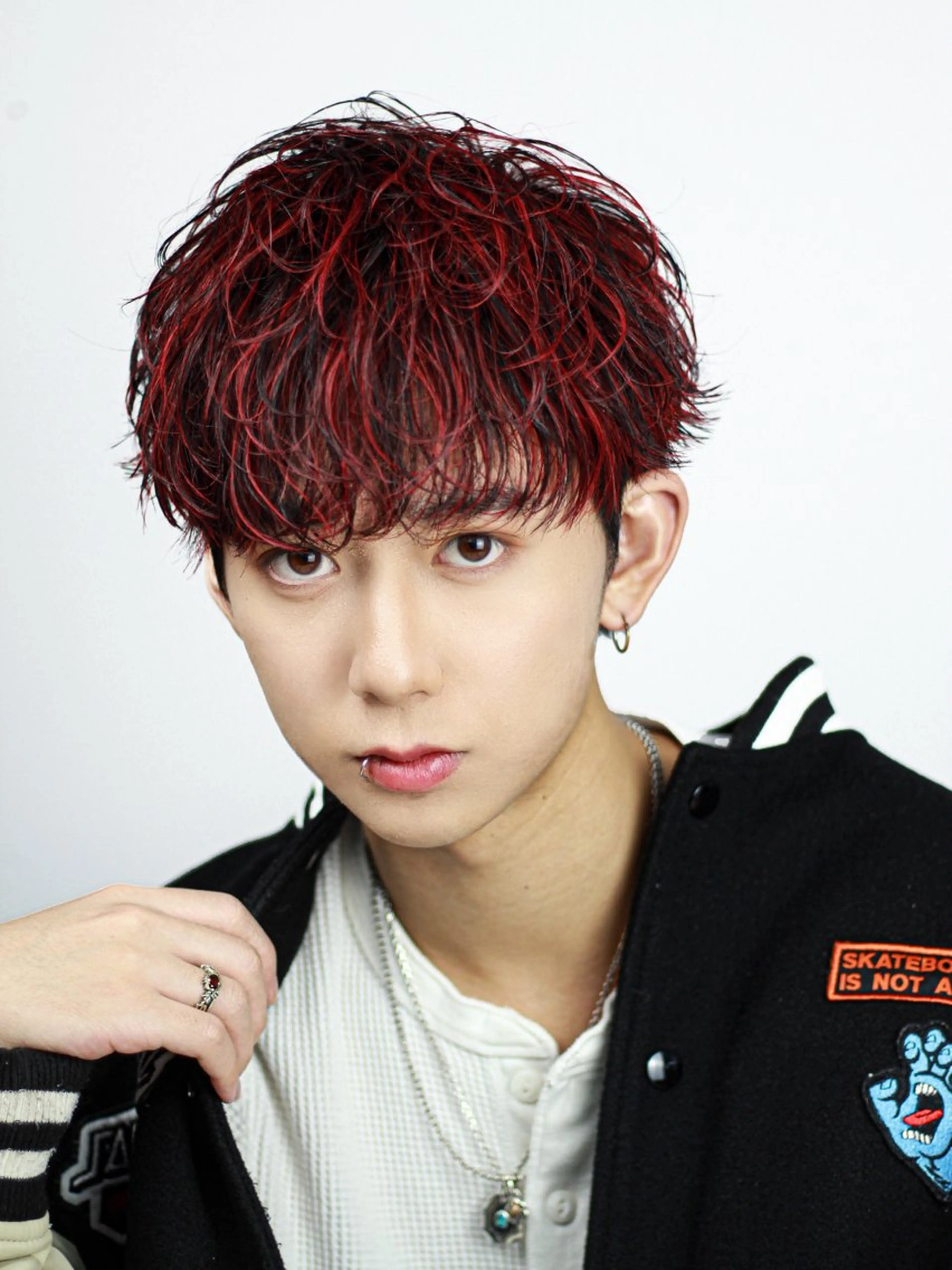 ショート ハイライト カット ヘアカラー メンズ特化 美容師かずまのヘアスタイル