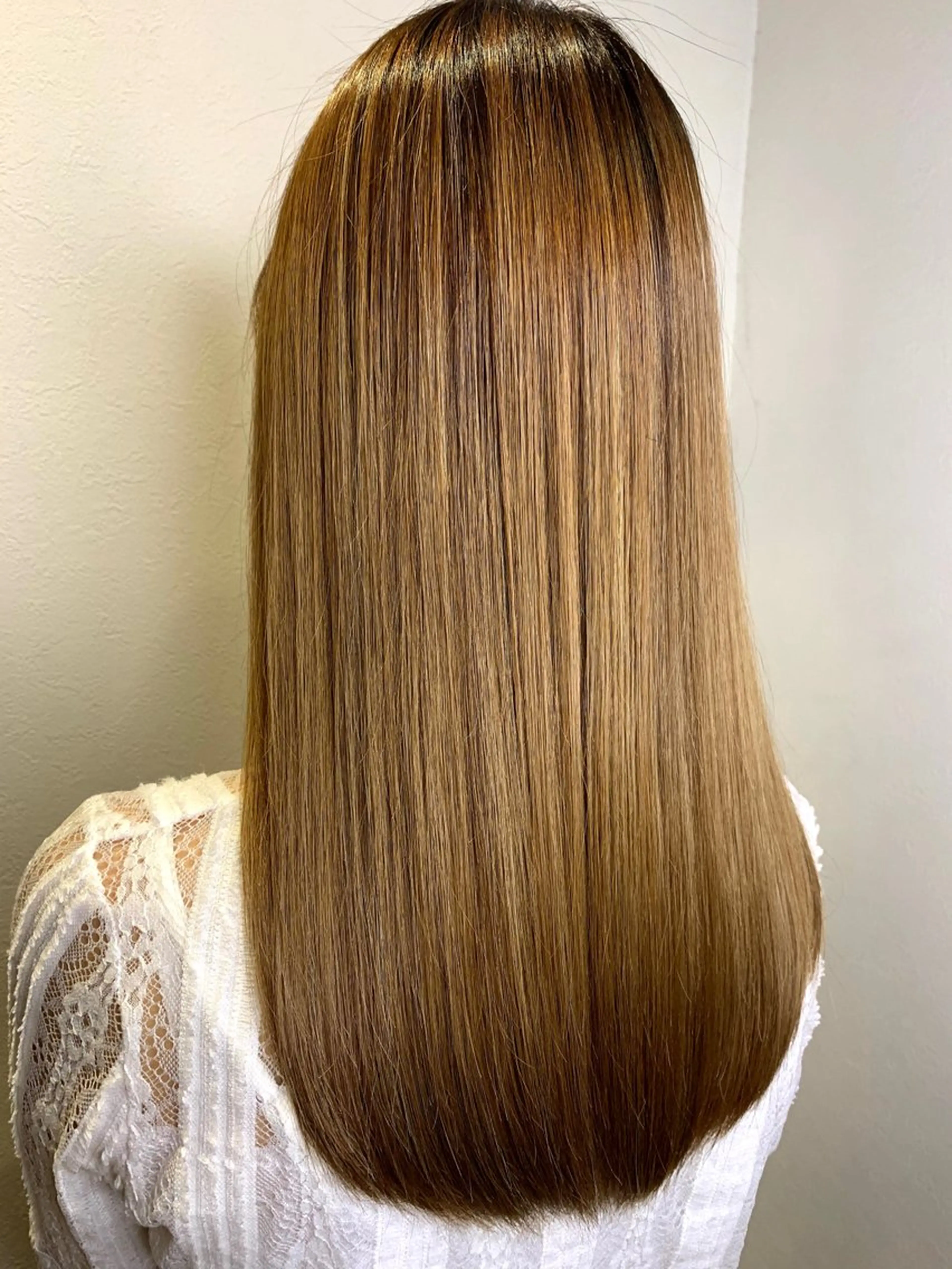 ミディアム カラー ヘアアレンジ カット 縮毛矯正 トリートメント ヘッドスパ ヘアセット 髪質改善/縮毛/新宿 🫧SUZUKA🫧のヘアスタイル