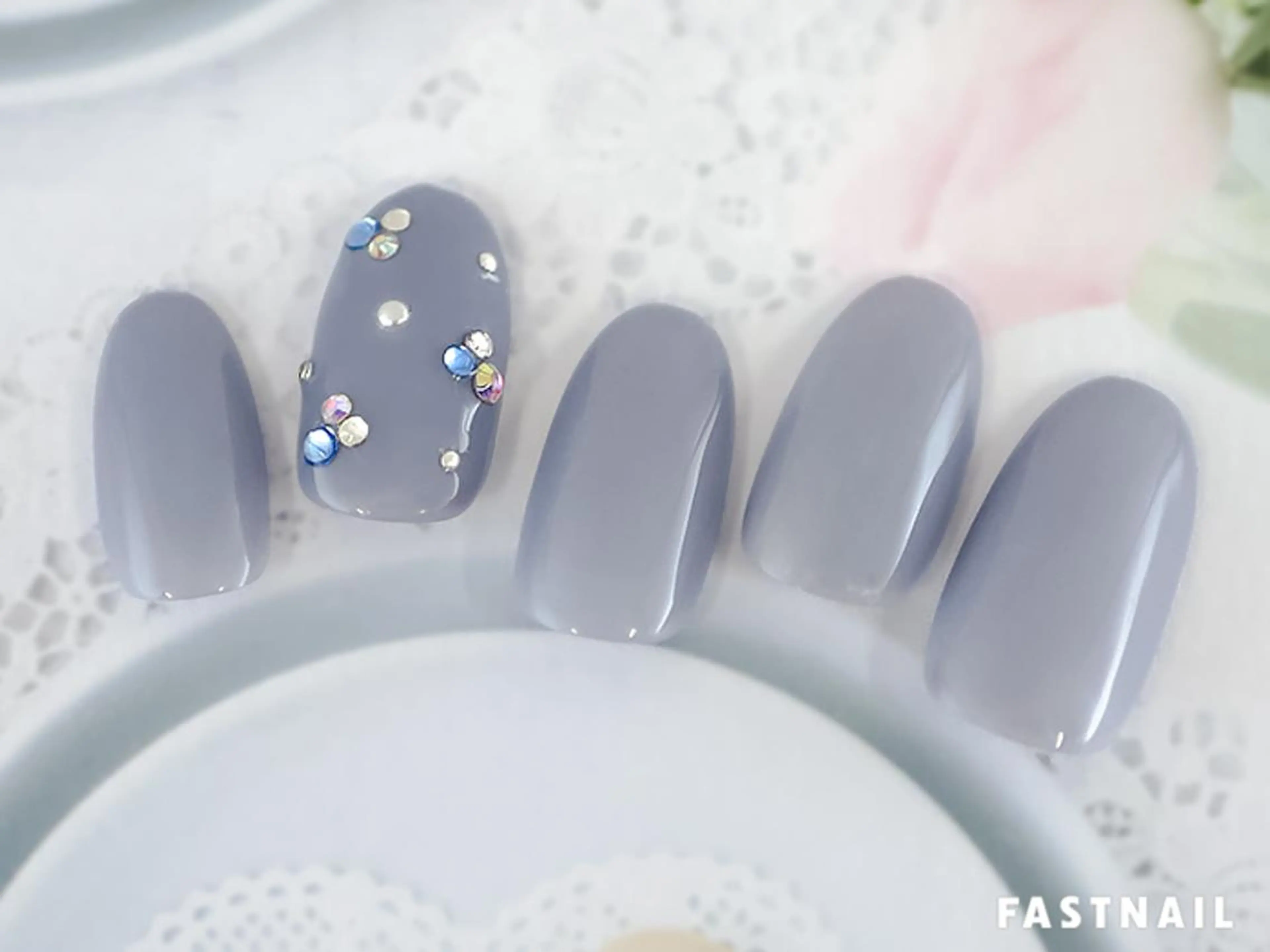 ネイル 冬ネイル ファストネイル　ロコ 志免のネイルデザイン