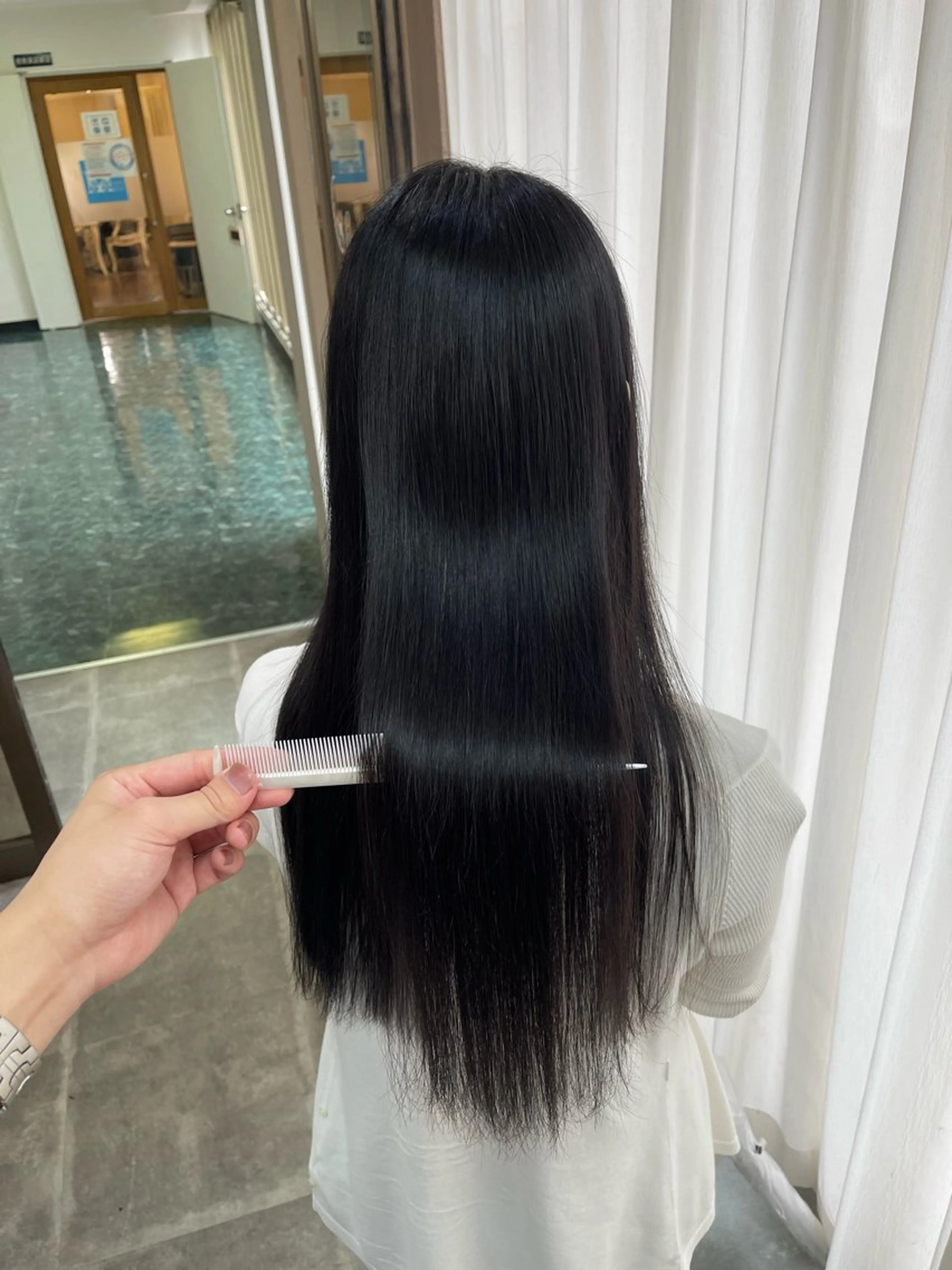 ロング 髪質改善 トリートメント トリートメント SOYON西大寺店所属・ダブルカラー/ 髪質改善💎安藤のヘアスタイル