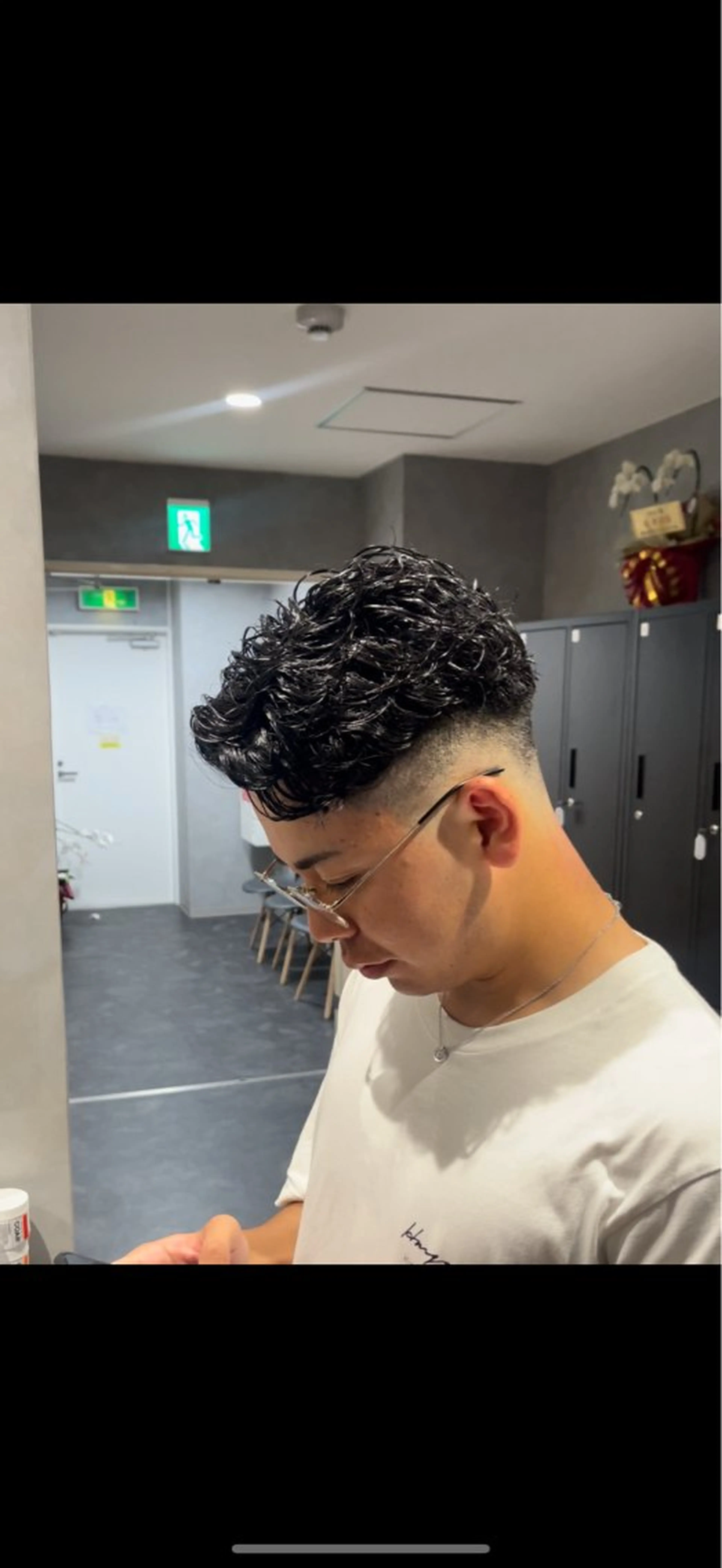 ショート パーマ メンズ メンズパーマ カット パーマ メンズパーマ特化 美容師kouyaのヘアスタイル