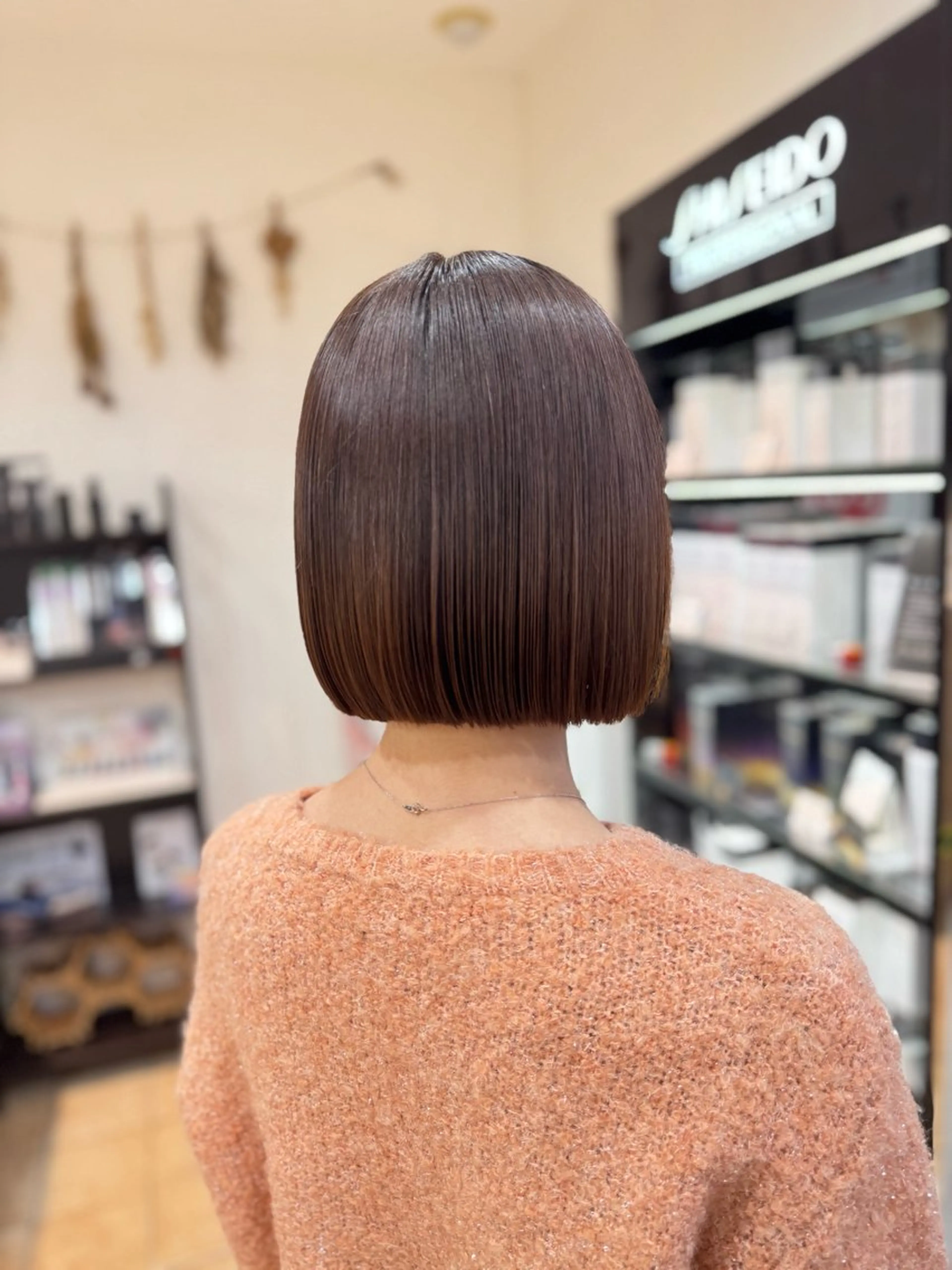 ミディアム ボブ カット ヘアカラー トリートメント 🇰🇷韓国風顔周り NANAMI🇰🇷のヘアスタイル