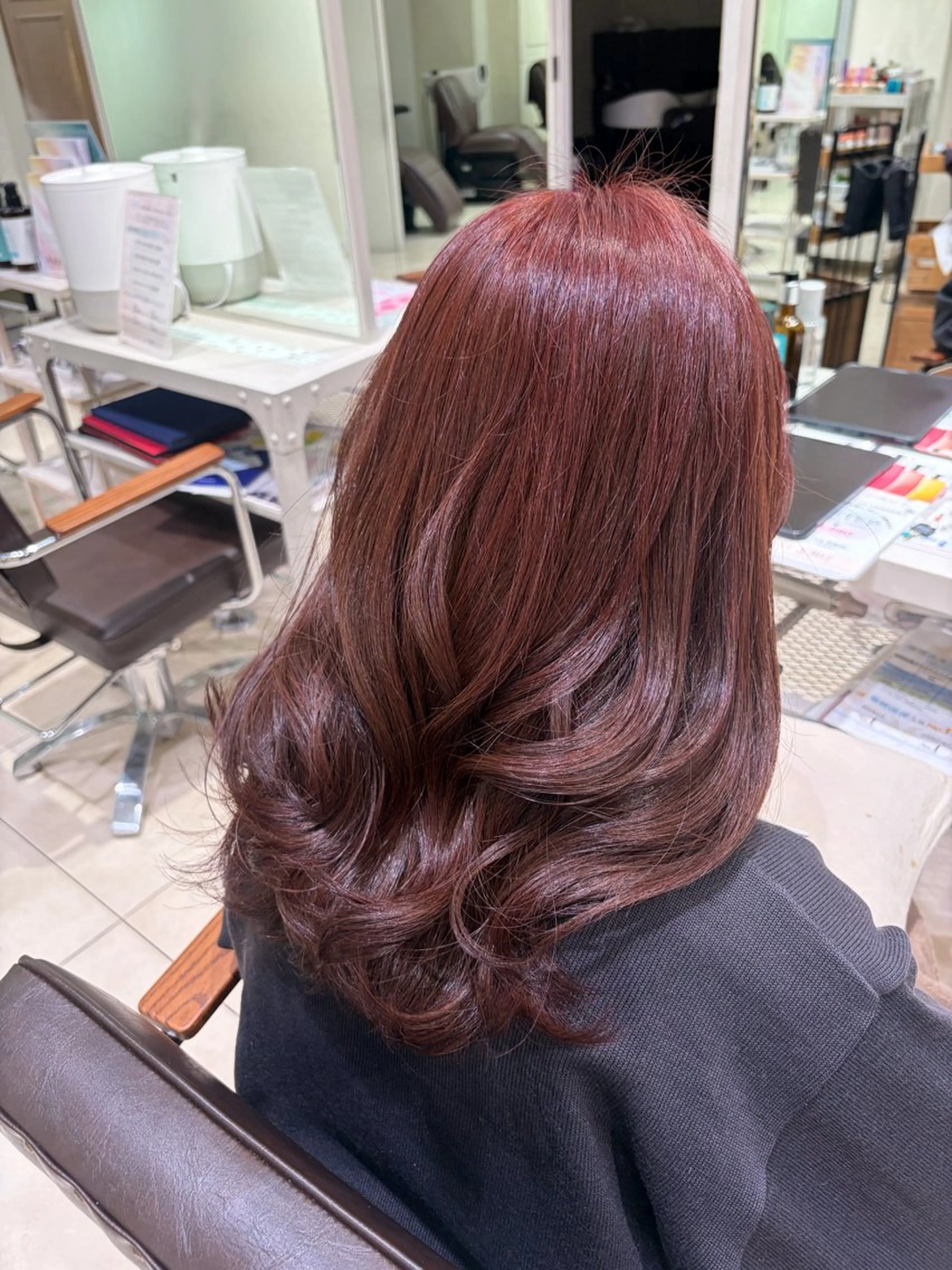 セミロング ヘアカラー 愛されcolor💘 Aina/ツヤ髪のヘアスタイル