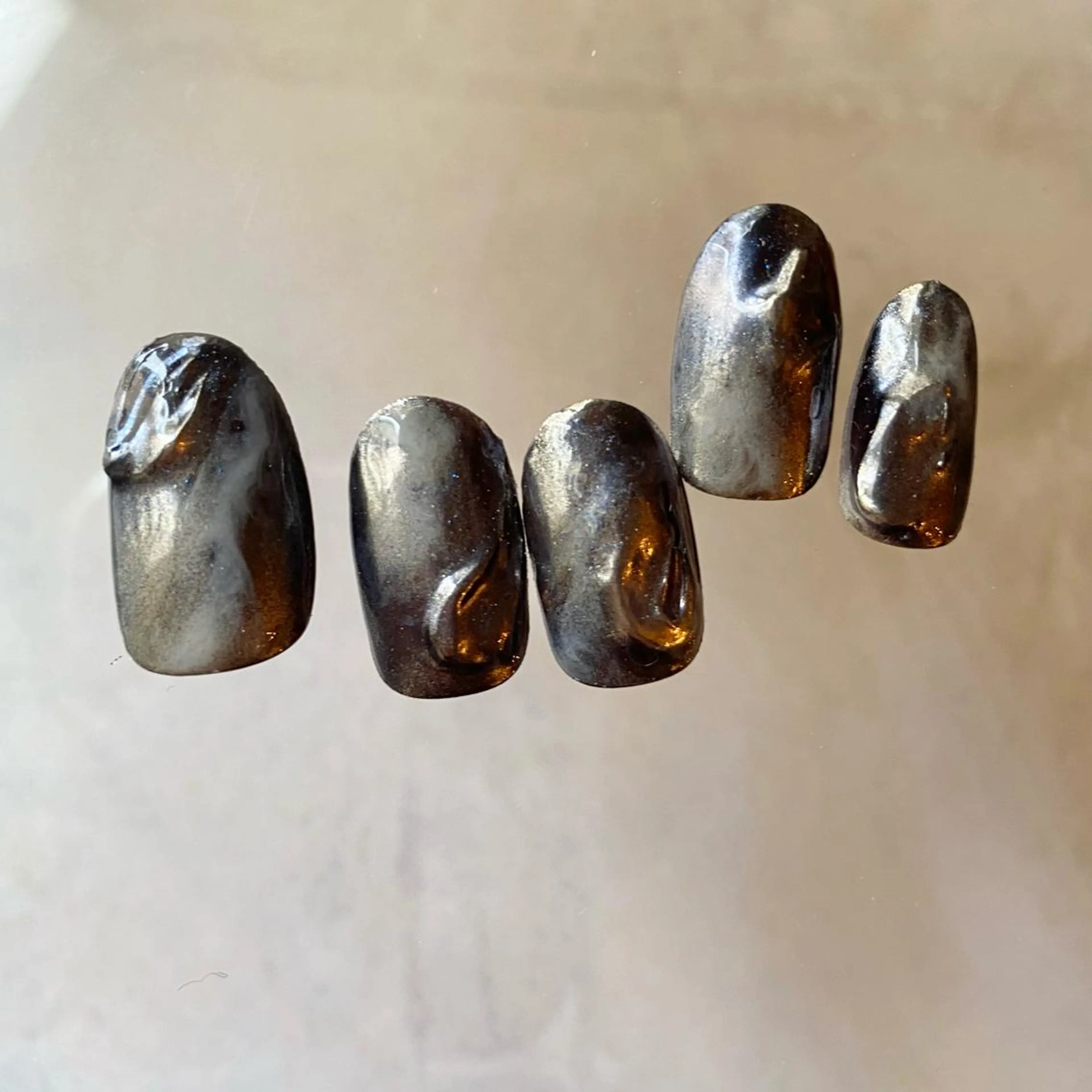 ネイル アートネイル フットネイル ニュアンスネイル 山田 貴子のネイルデザイン