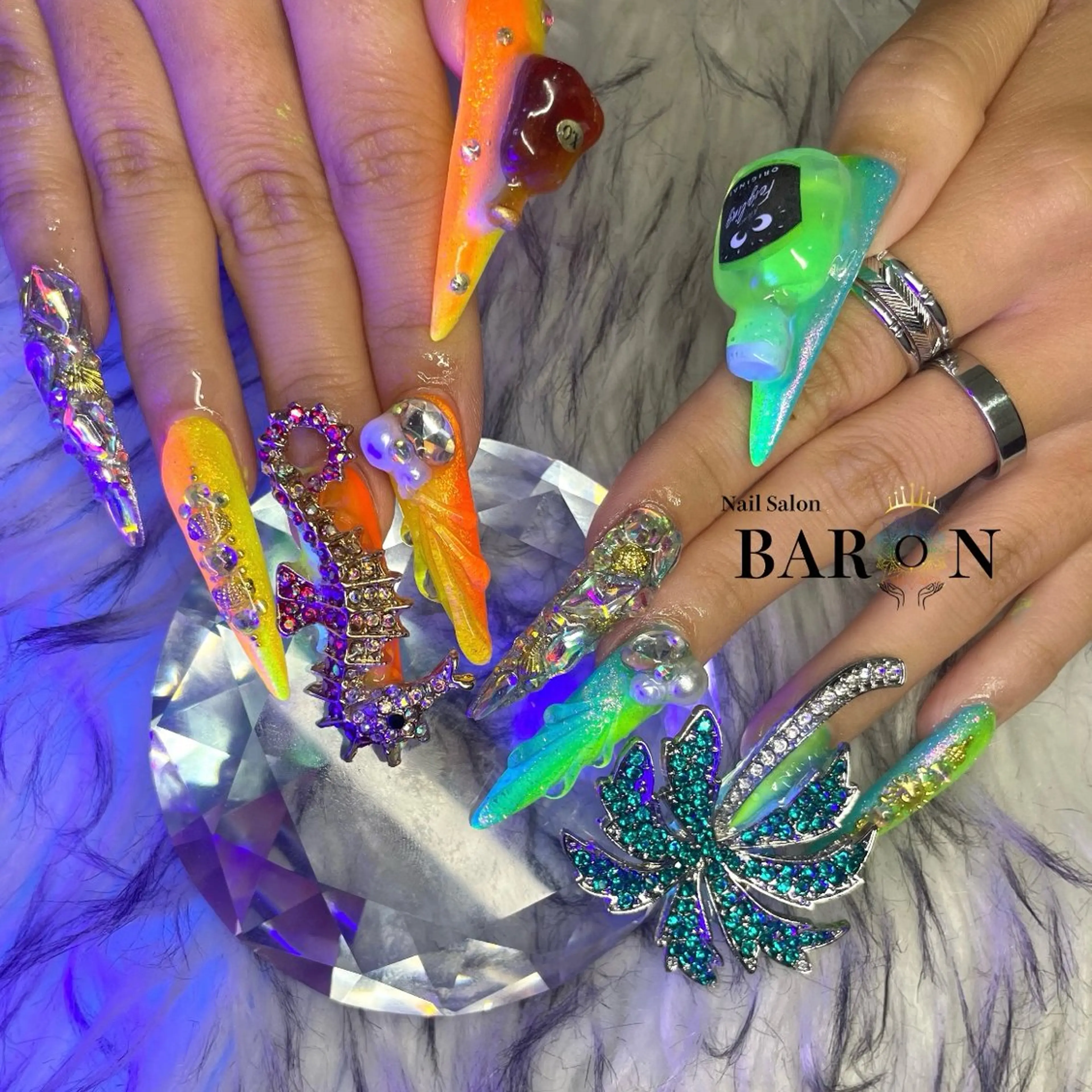 ネイル ハンドネイル ♛︎BARON♛︎ RIKAのネイルデザイン