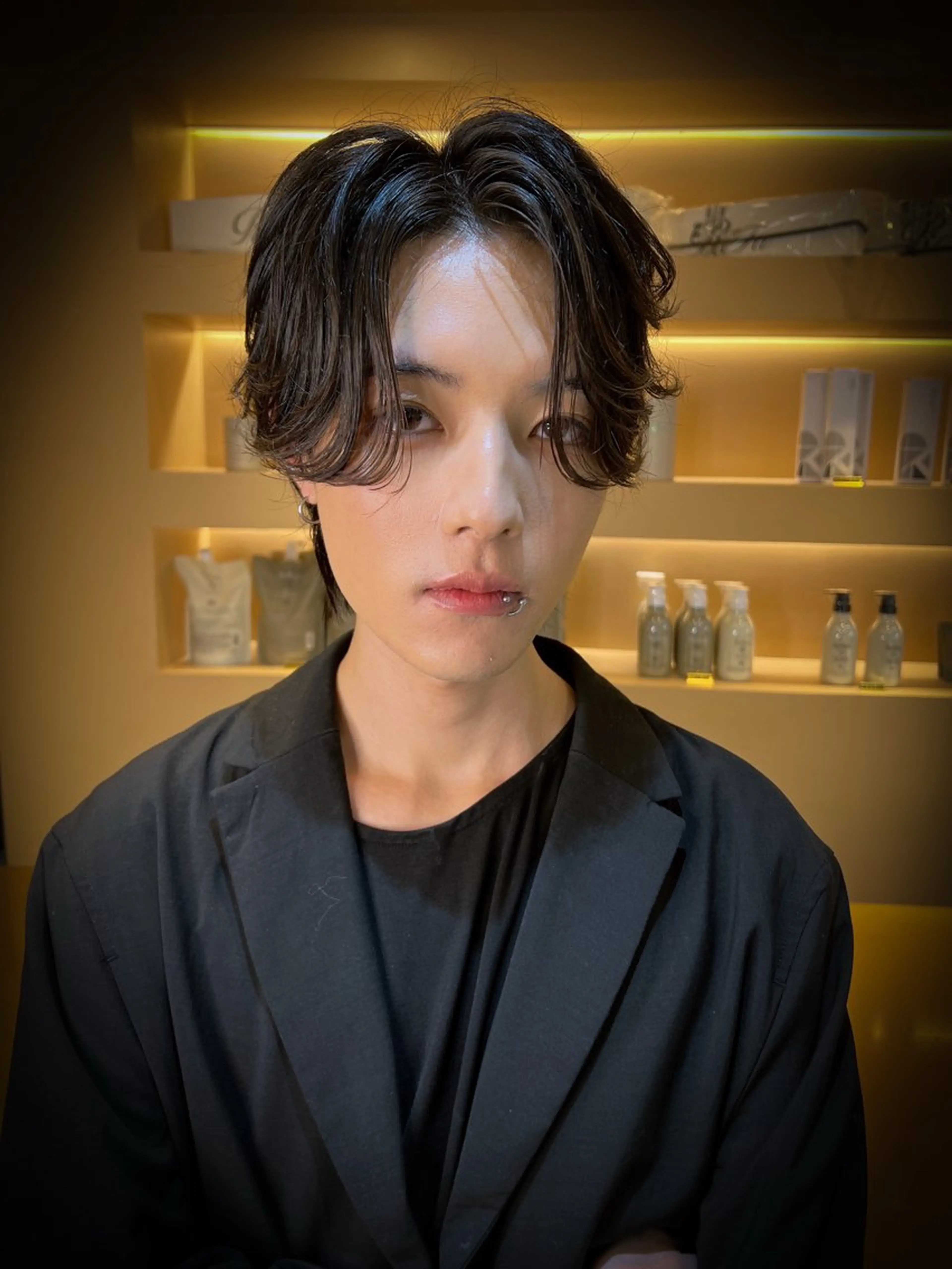 ✨清潔感アップ🦋メンズカット＋眉毛カット＋クイックスパ🧖‍♂️シャンプー🦋#韓国の写真