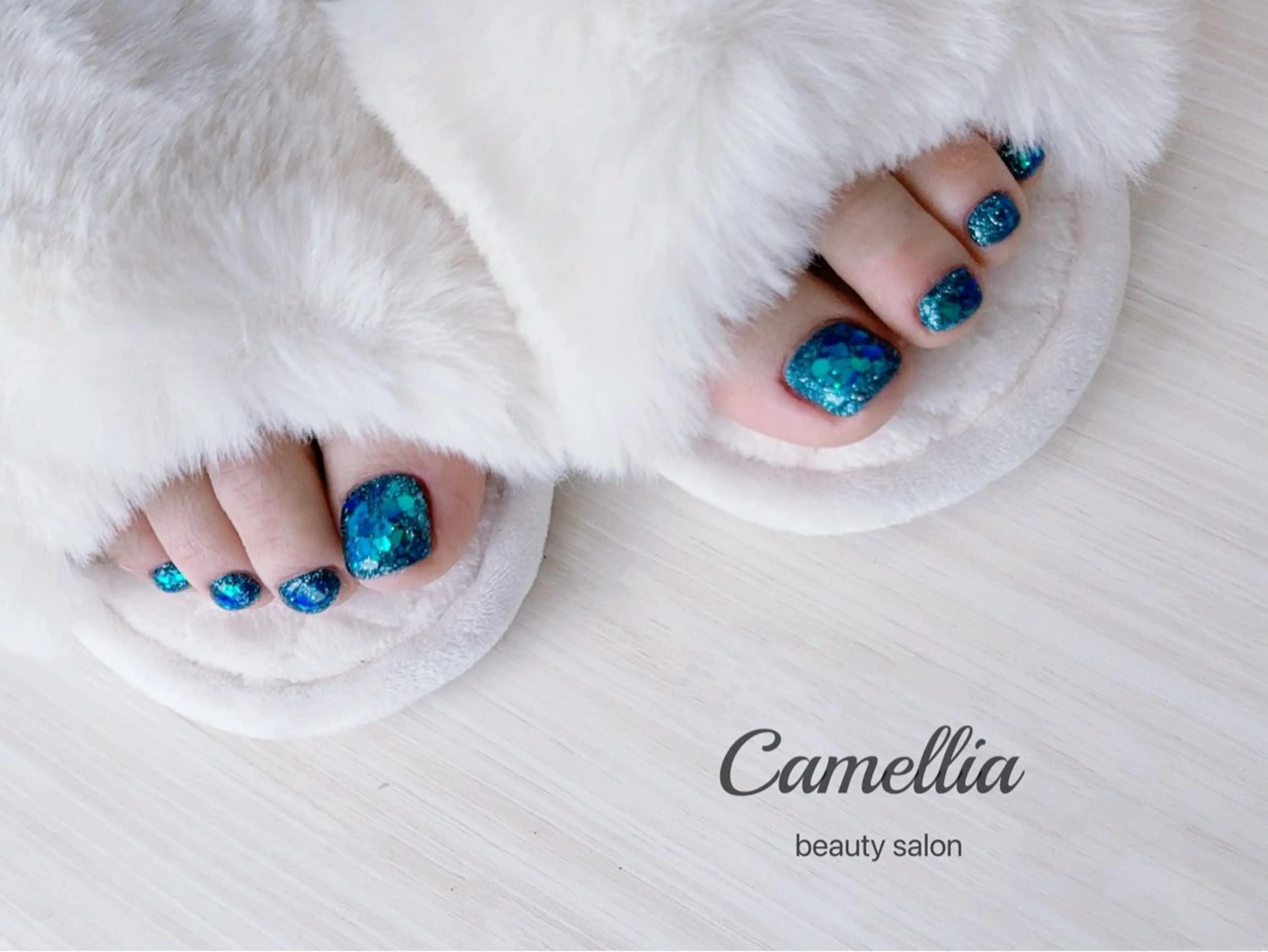ネイル フットネイル Camellia nail salonのネイルデザイン