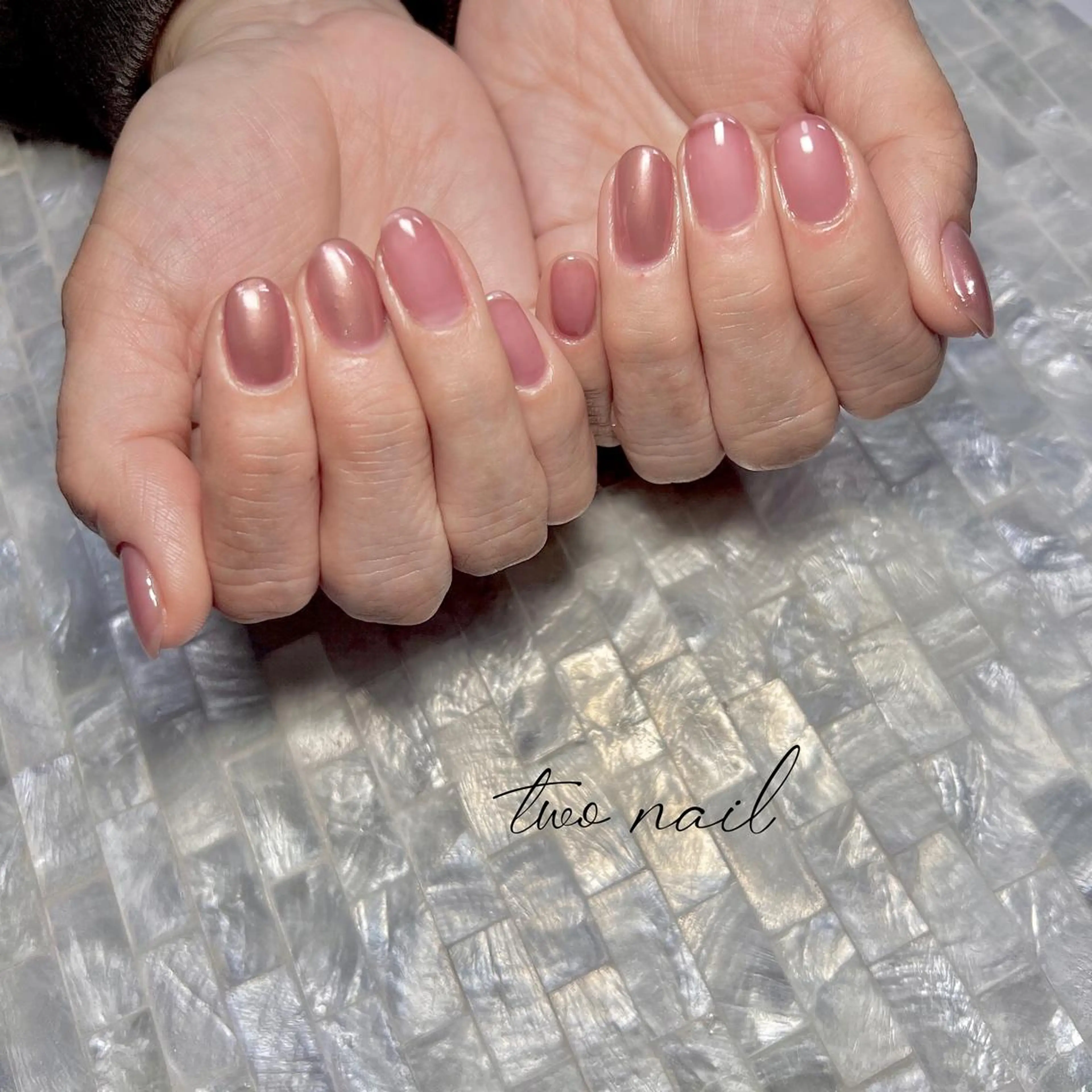 ネイル アートネイル フットネイル ハート ニュアンスネイル オフィスネイル two nailのネイルデザイン