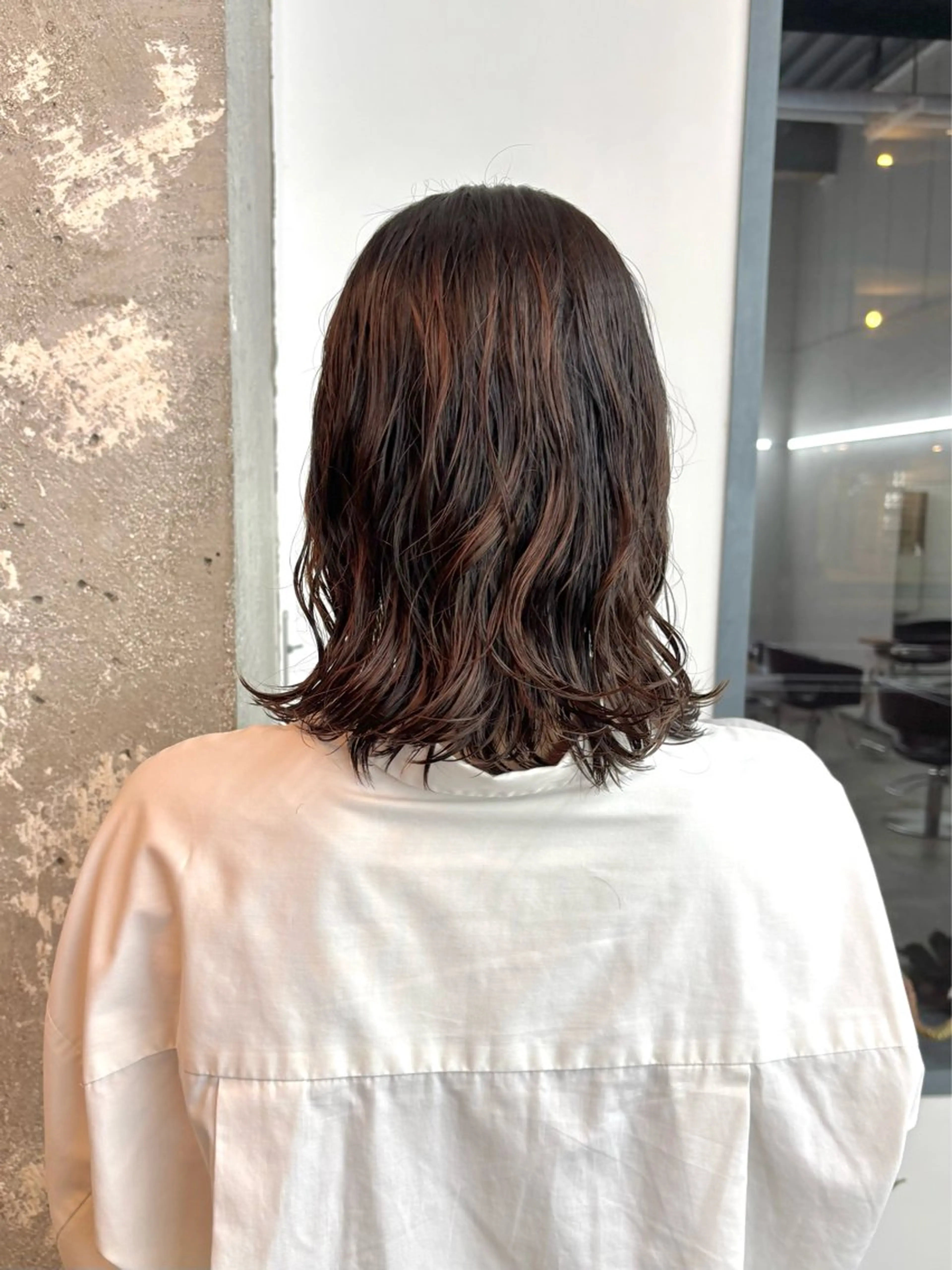 ミディアム パーマ Apero【アペロ】所属・パーマ/暖色/ボブ イワタテ🇰🇷のヘアスタイル