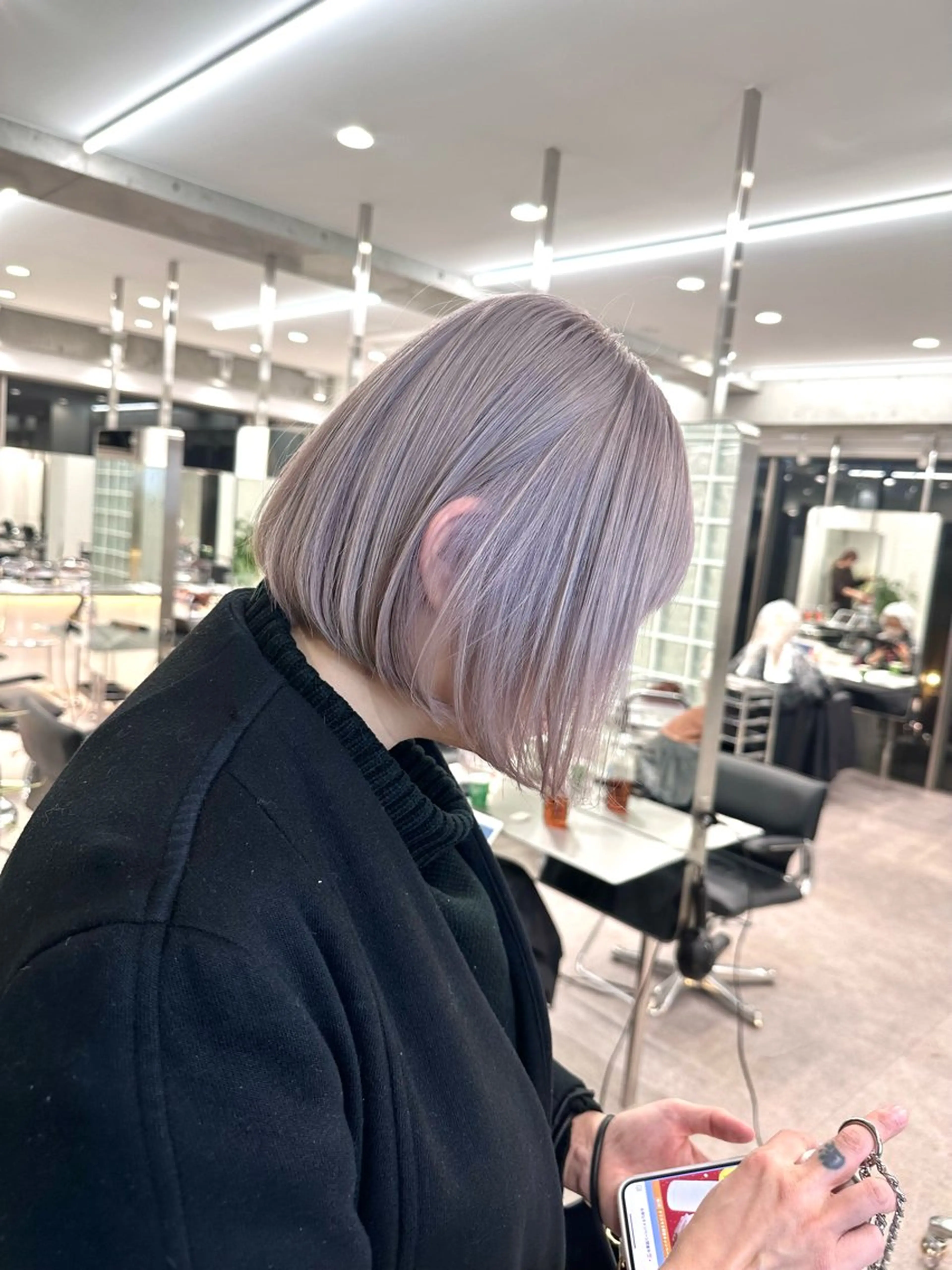 ミディアム ボブカット 💎坪谷のヘアスタイル