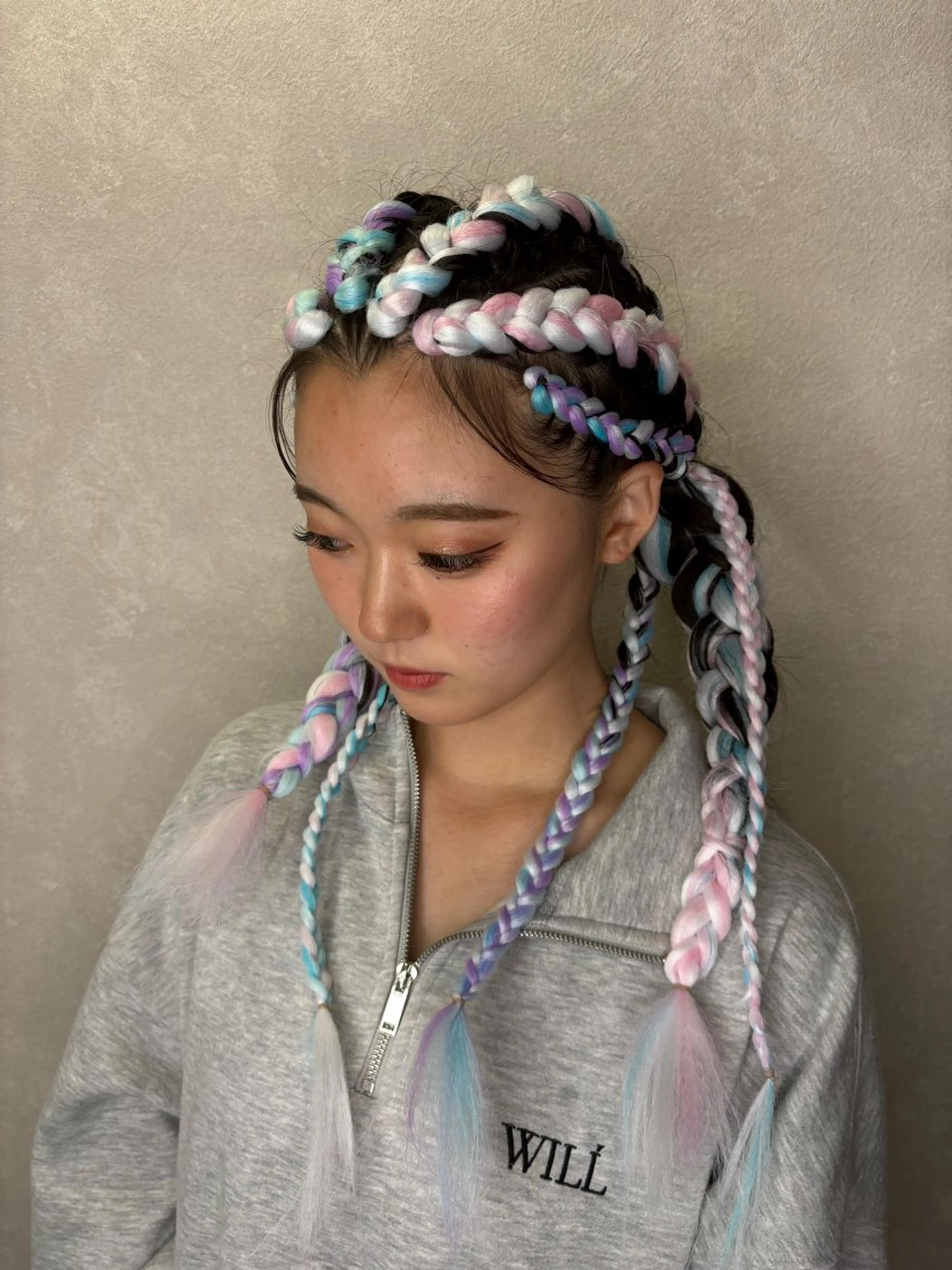 セミロング ヘアセット エクステ＊美髪サロン KR2S河内長野店長のヘアスタイル