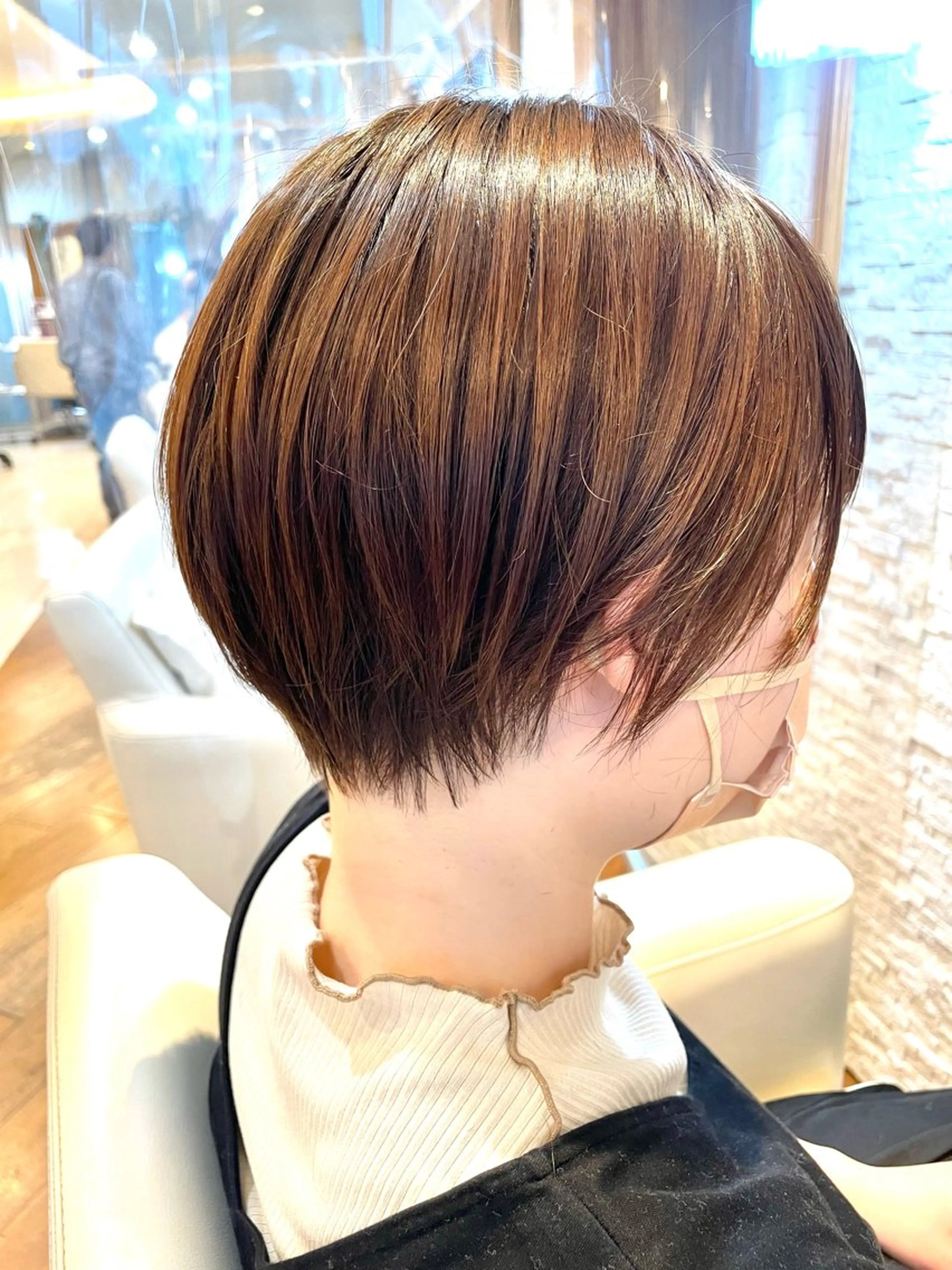 ショート カット ヘアカラー トリートメント The Apartment of solon所属・黒坂 唯奈 /パーマとボブ特化のヘアスタイル