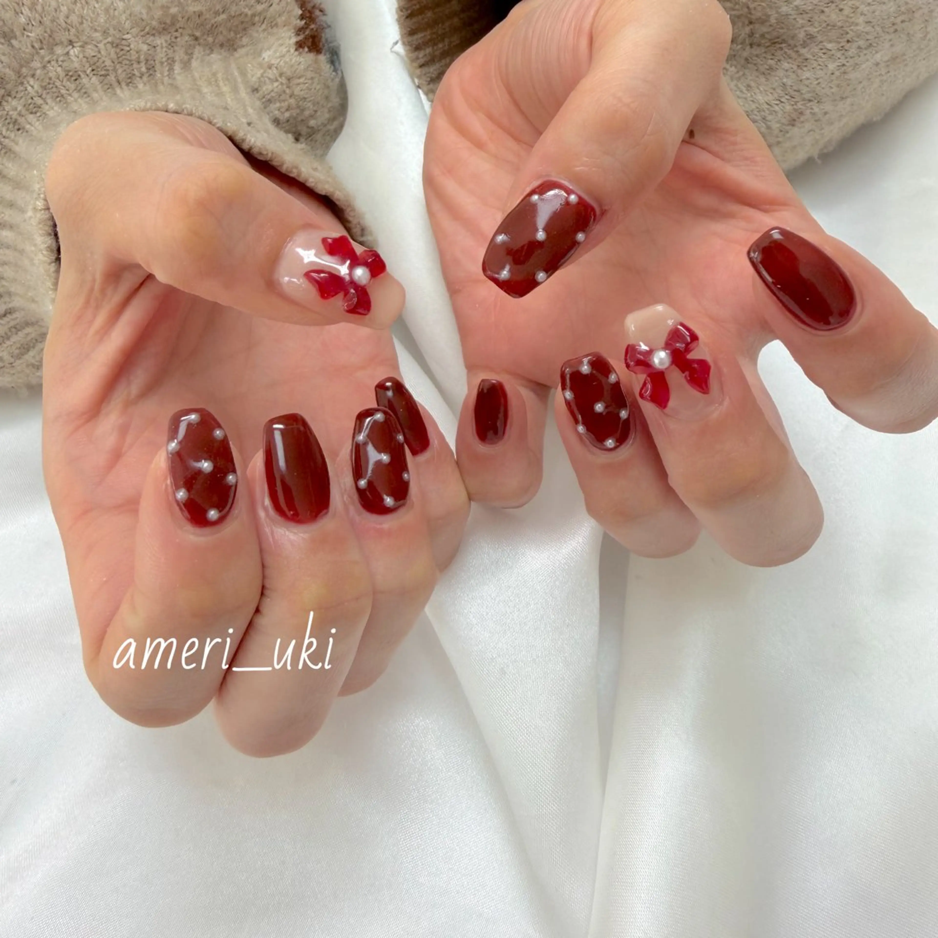 ネイル ハンドネイル Ameri nail /UKIのネイルデザイン