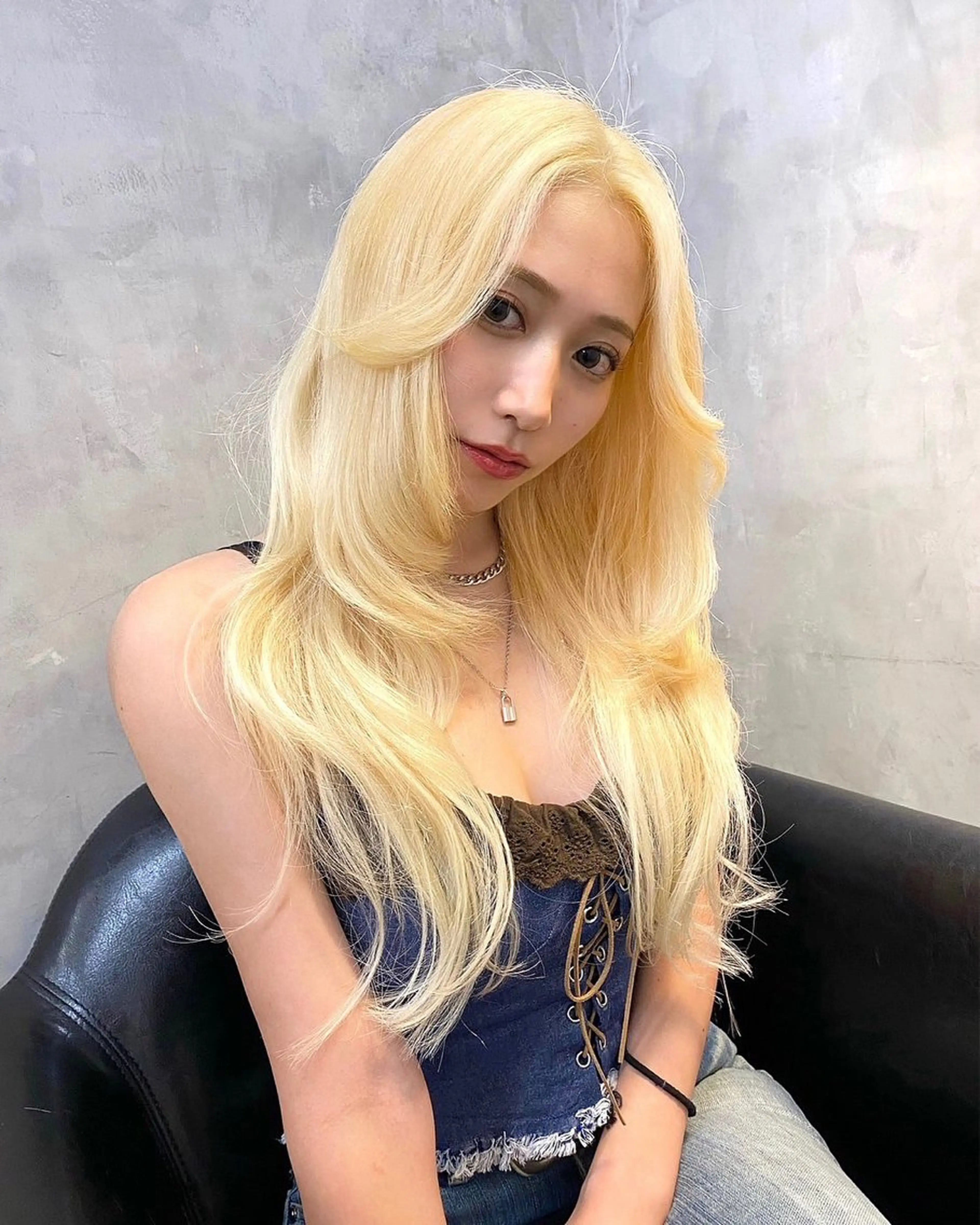 ロング シールエクステ エクステ MIYU💋💖 〈XENA渋谷本店〉のヘアスタイル