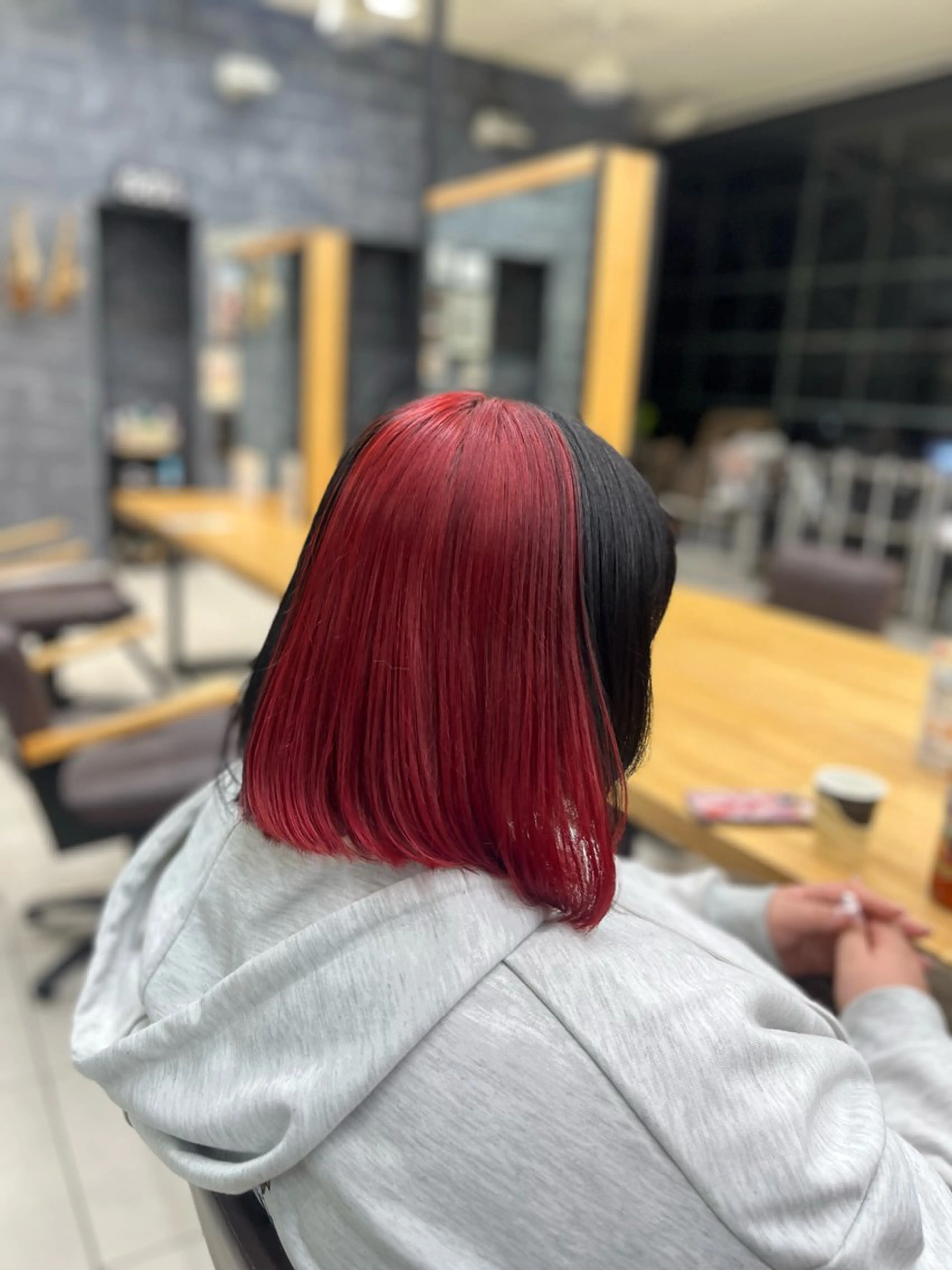 ミディアム ⭐️さき⭐️ カラー/エクステのヘアスタイル