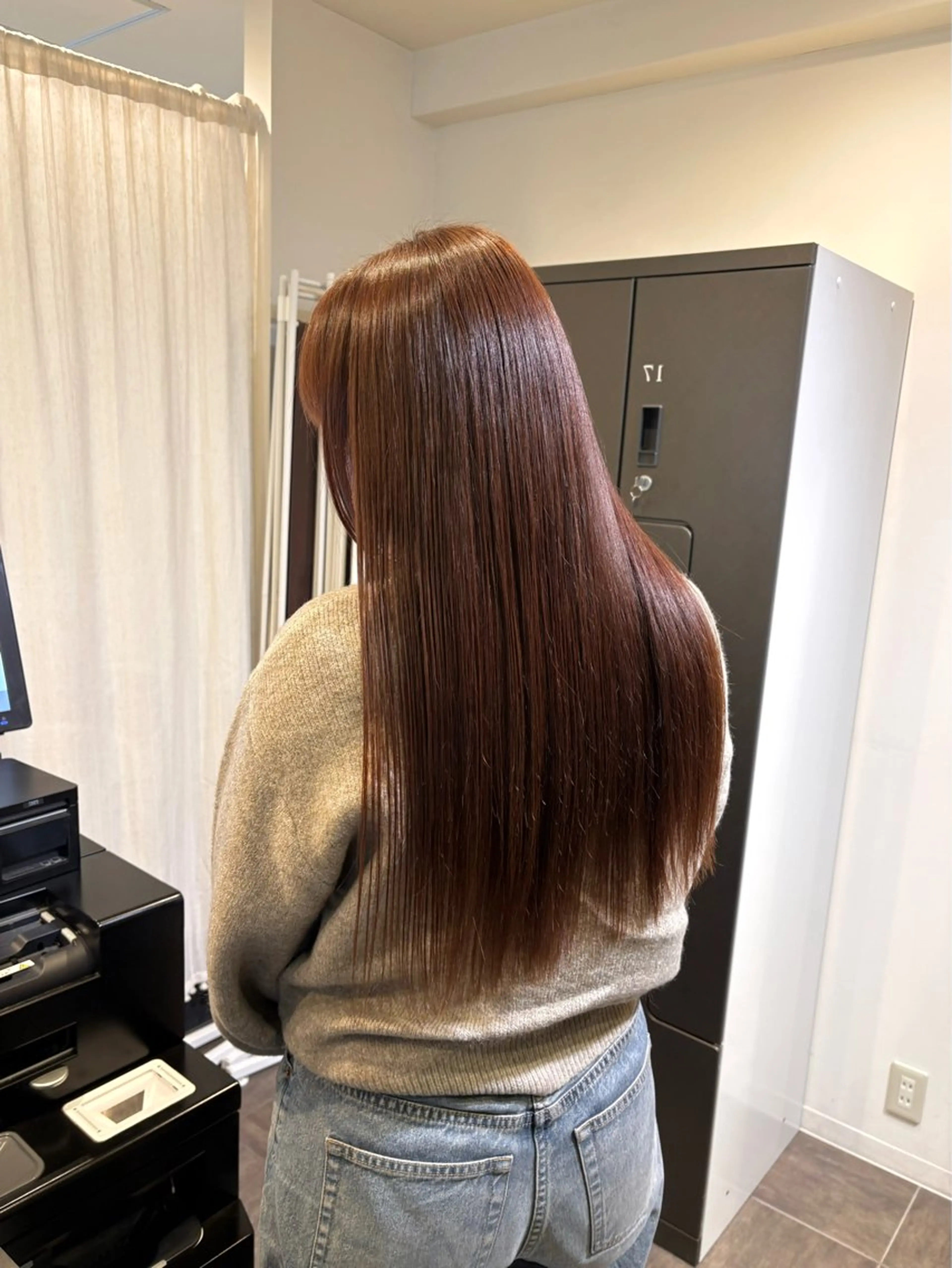ロング カラー ベージュカラー ブリーチ ダブルカラー ブリーチなしカラー ピンクカラー カット ヘアカラー トリートメント 🖤大人可愛い⌇ 𝐑 𝐈 𝐎🖤のヘアスタイル