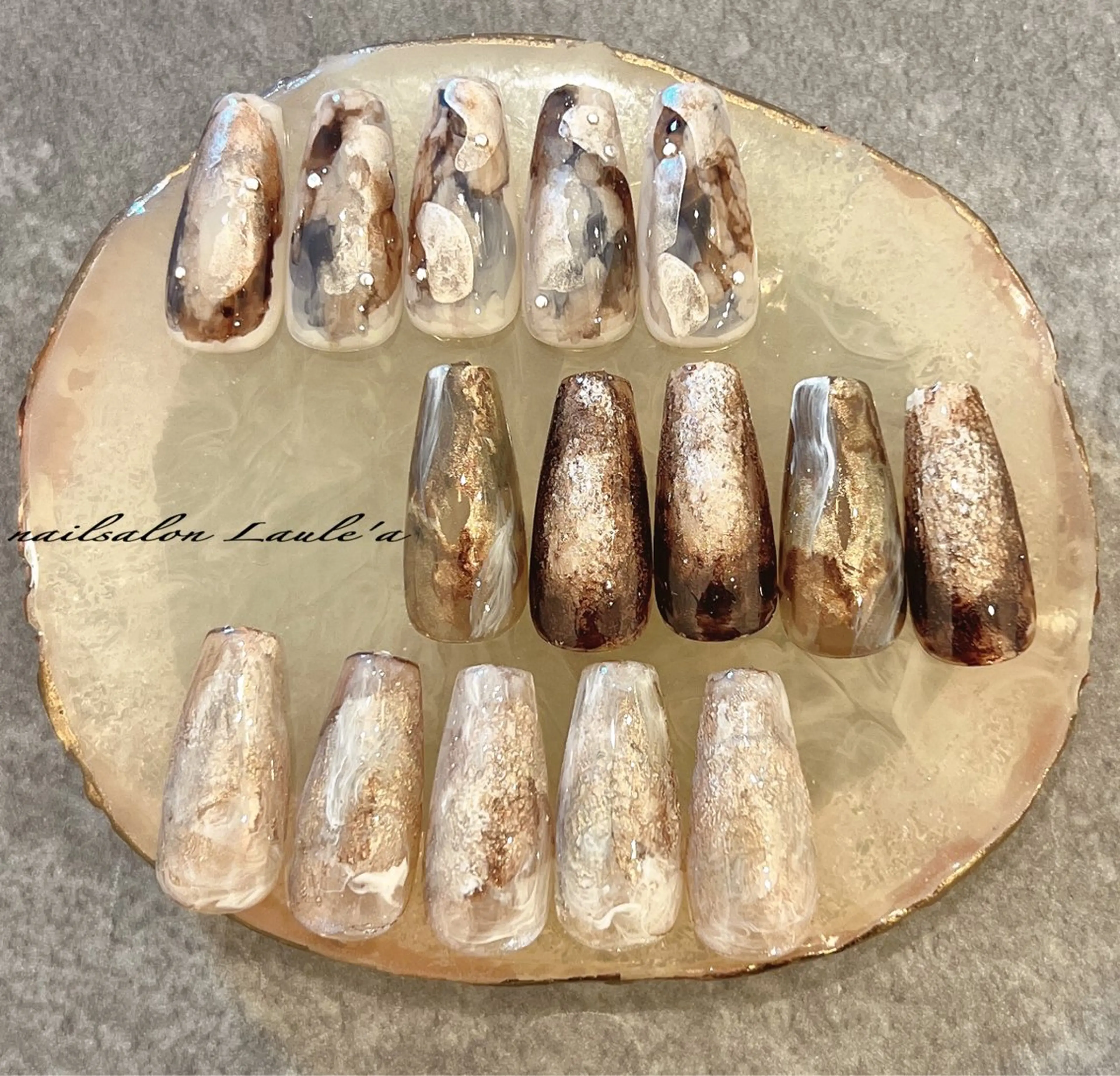 ネイル アートネイル フットネイル nailsalon Laule'aのネイルデザイン