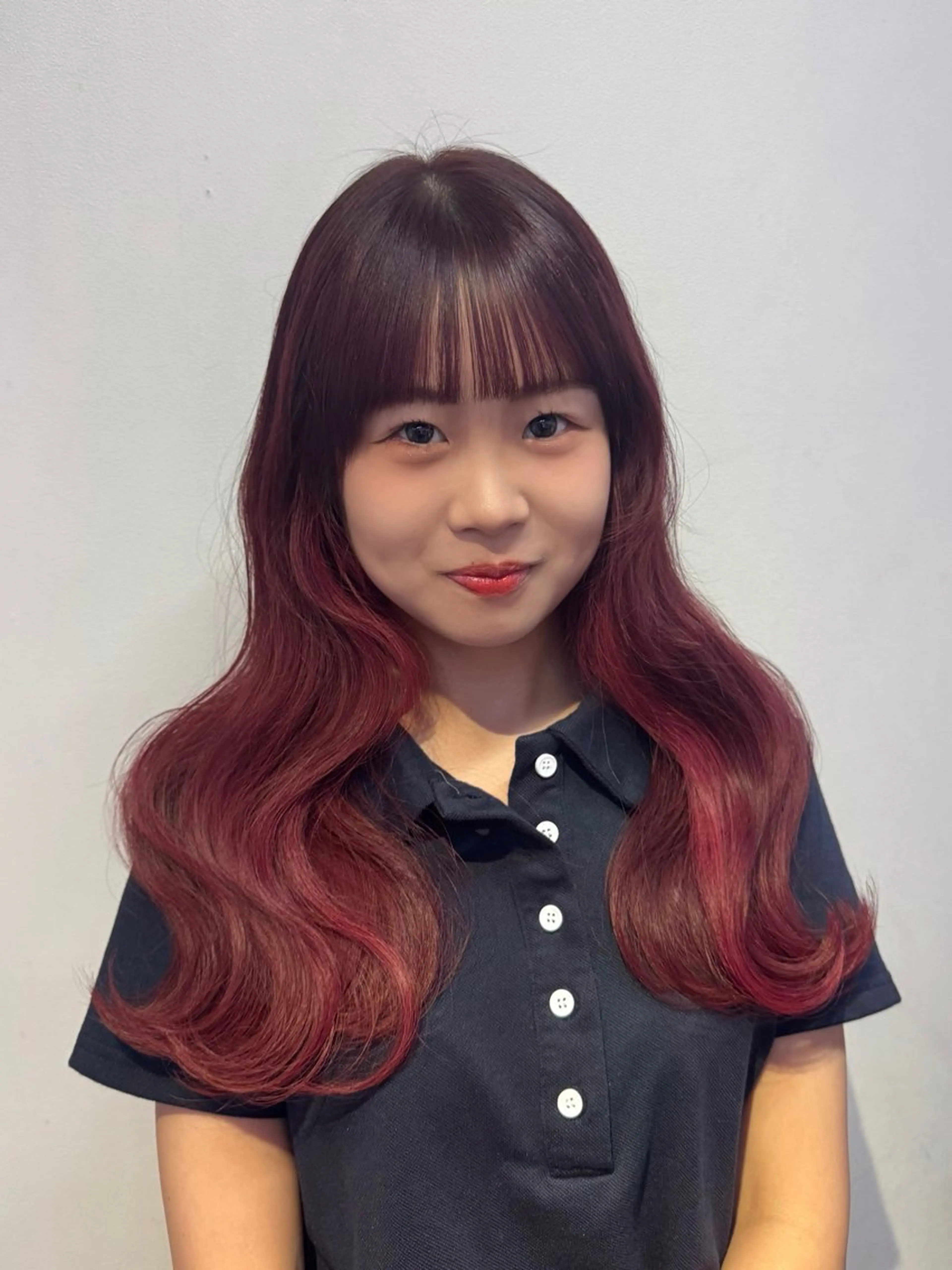 ロング カラー ヘアカラー トリートメント ハイトーン/ネイル /ミウ 🌺❤︎のネイルデザイン