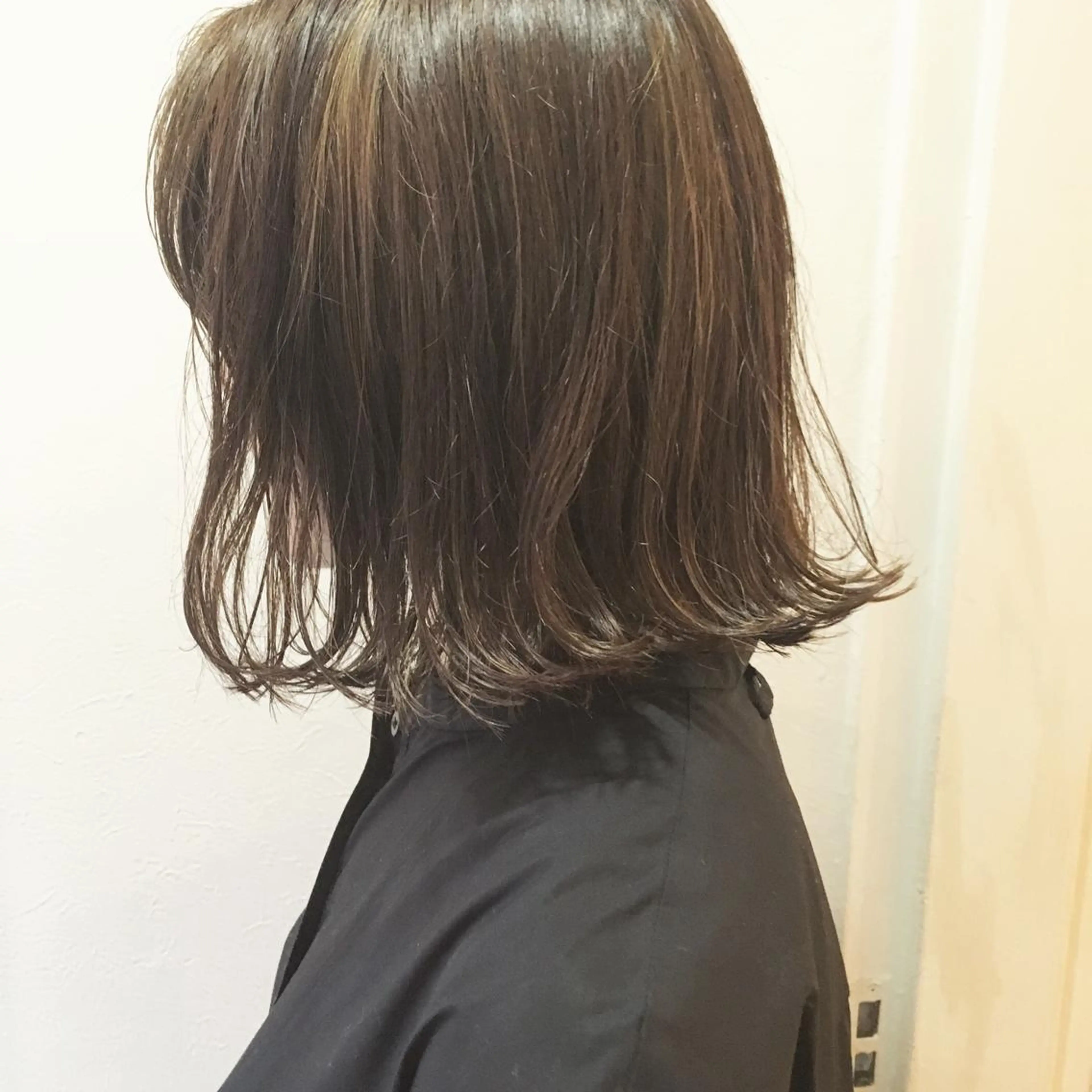 ミディアム 切りっぱなしボブ ボブ yuki hair所属・yuki watanabeのヘアスタイル