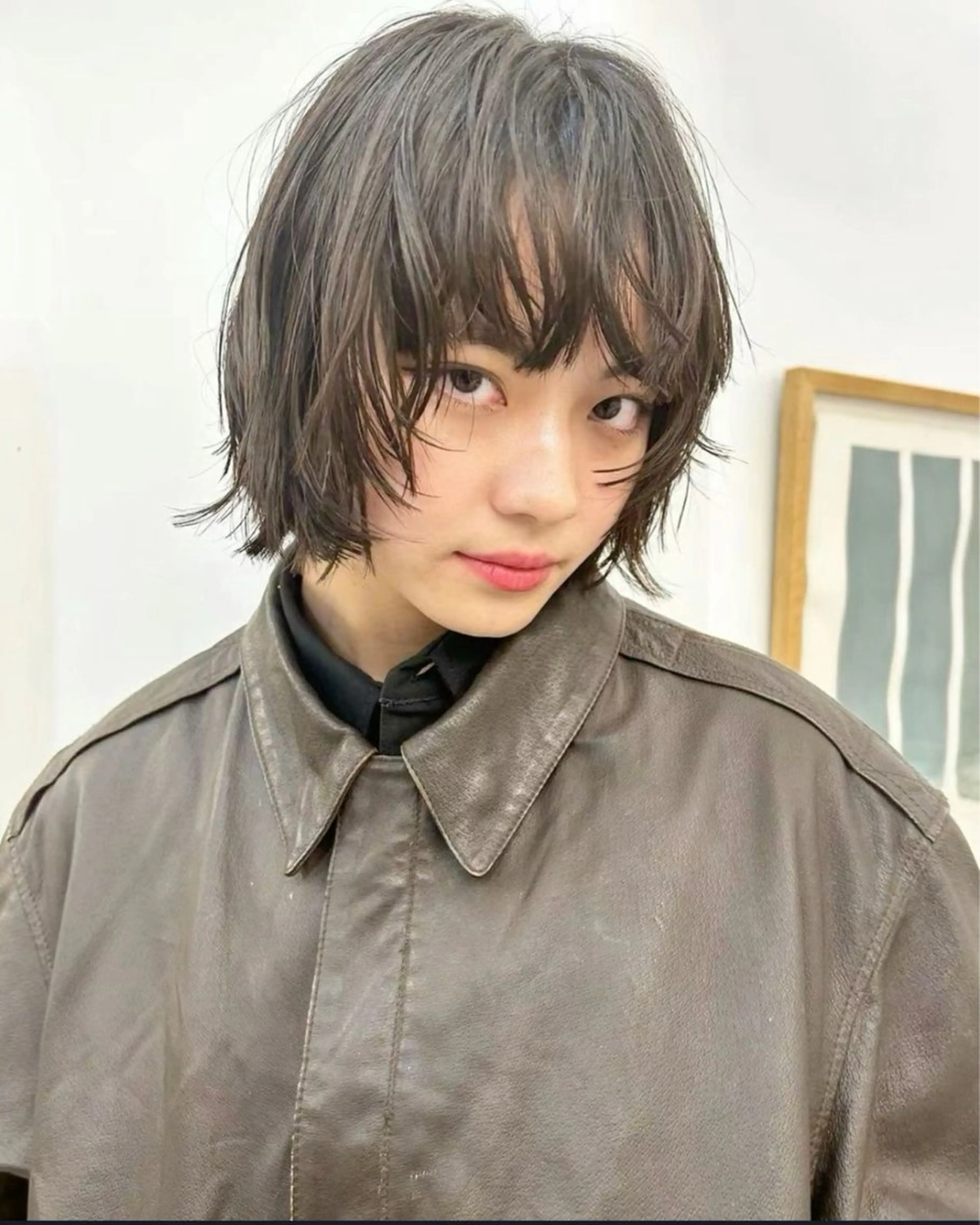 ショート 松崎 遼大のヘアスタイル