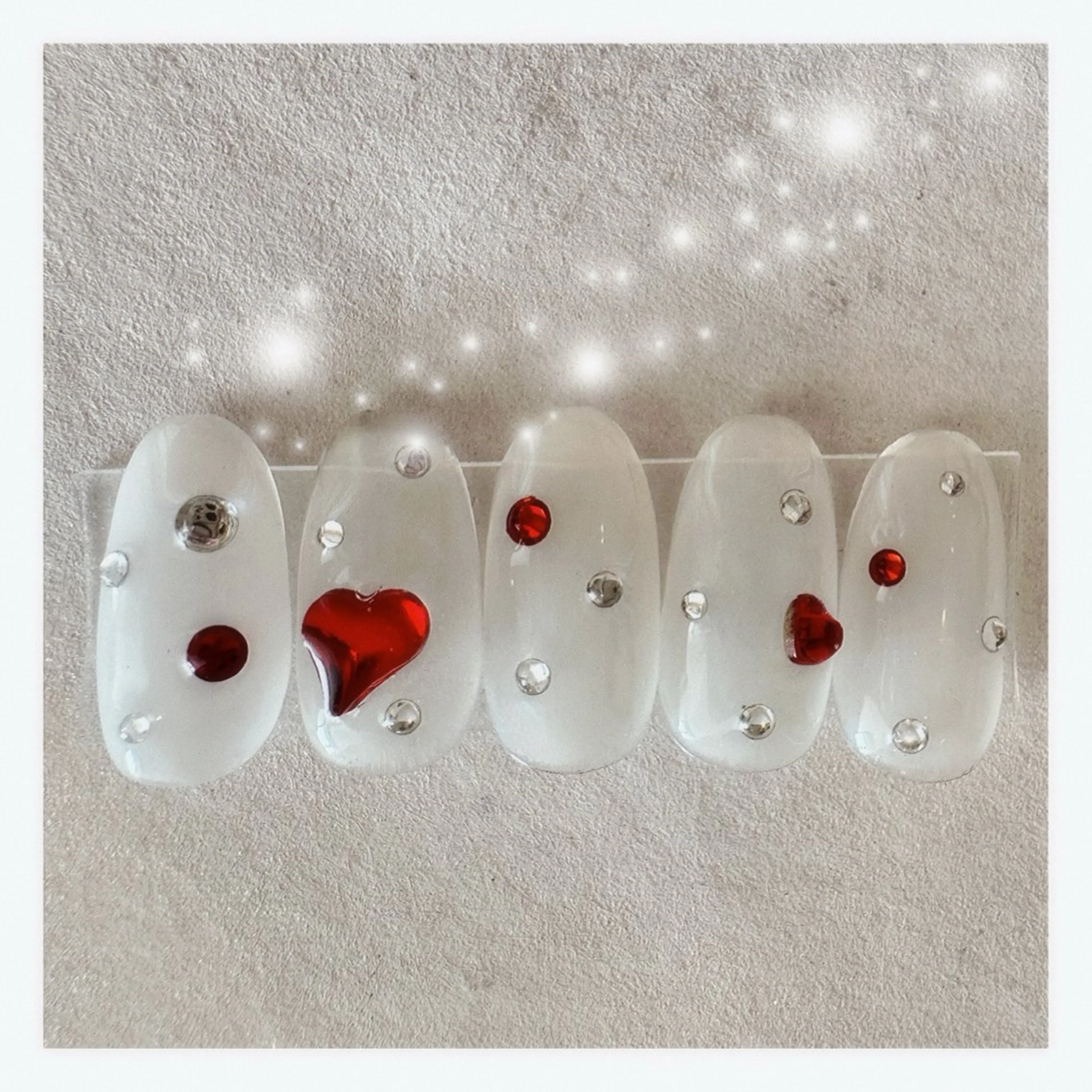 ネイル ストーンネイル YURI ◡̈ nagoyaのネイルデザイン