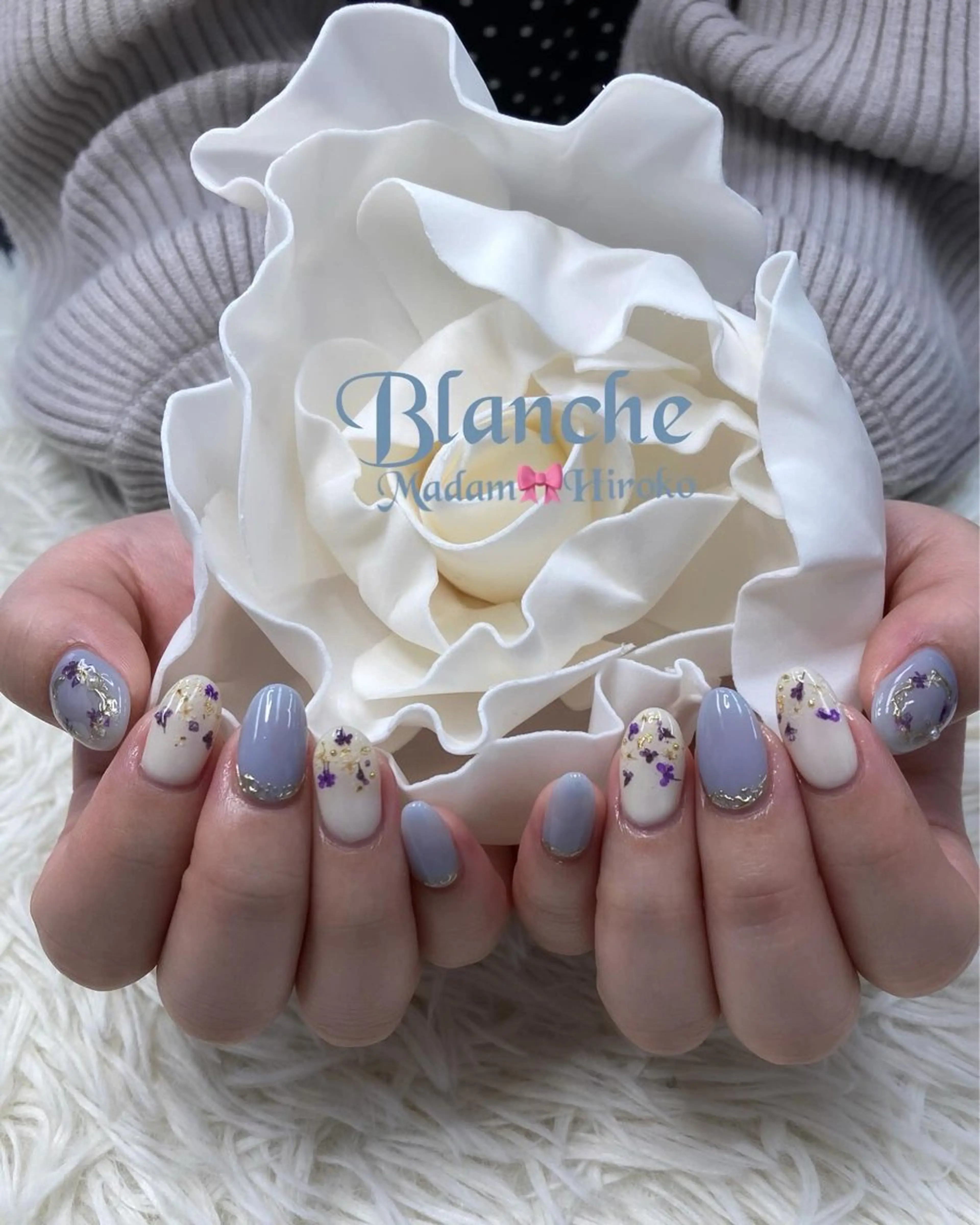 ネイル フラワーネイル 春ネイル ハンドネイル Lianネイル 寛子Lianのネイルデザイン