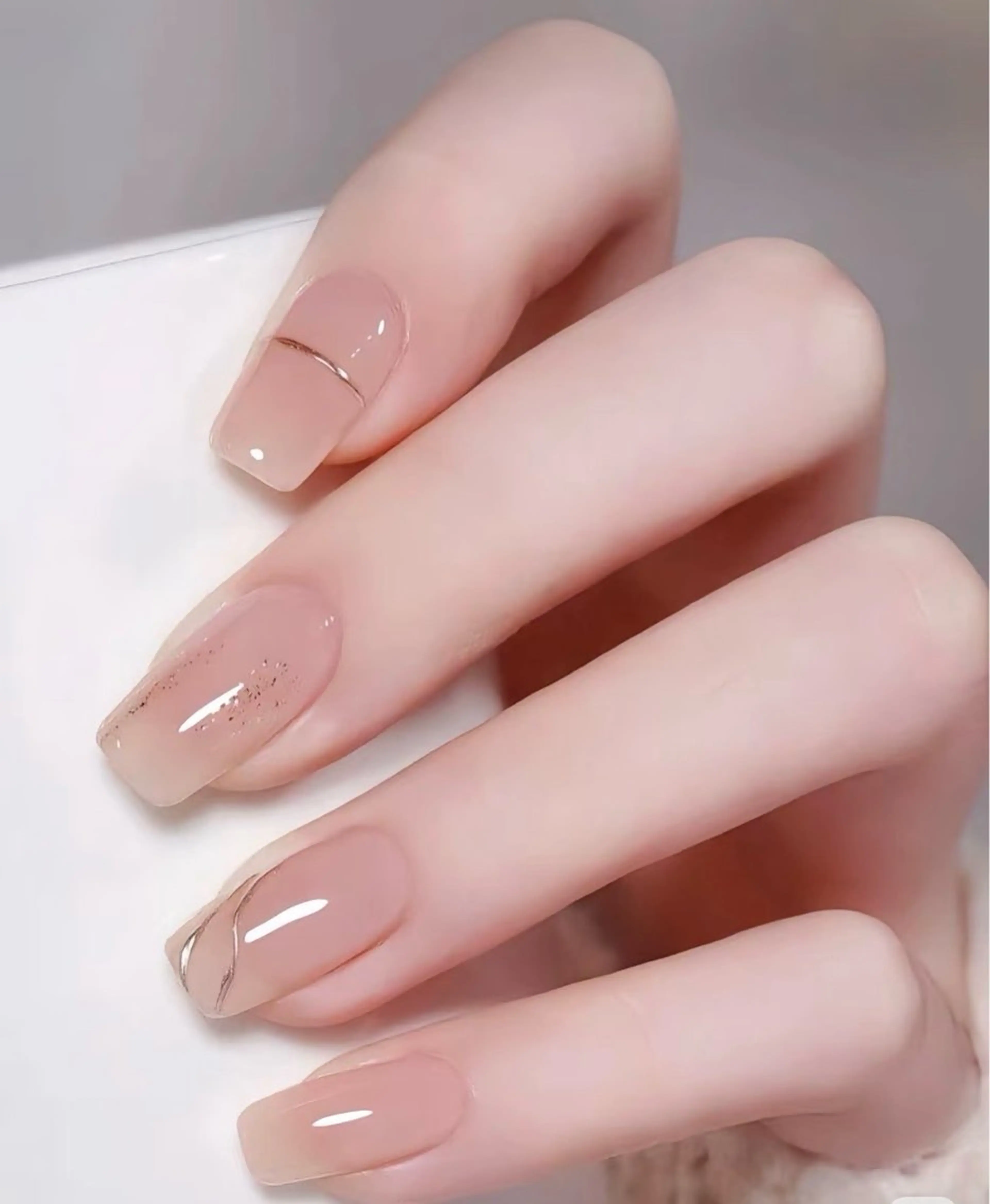 ネイル ミラーネイル シンプルネイル ハンドネイル Maylie Nail所属・キイ サロンのネイルデザイン