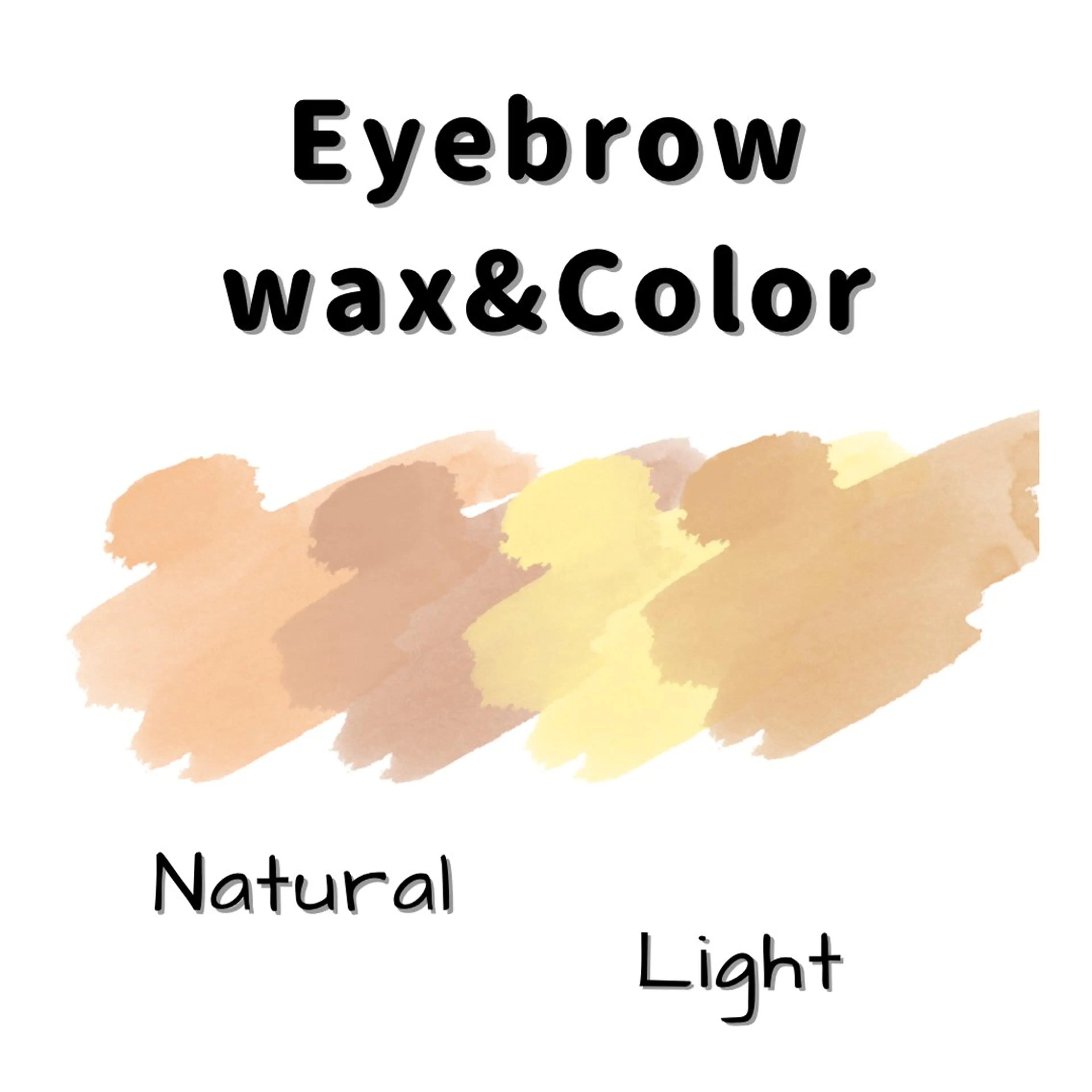 トレンド★眉毛wax+ふんわり眉 カラーセット🌈メンズも大歓迎★《土日祝+300円》の写真