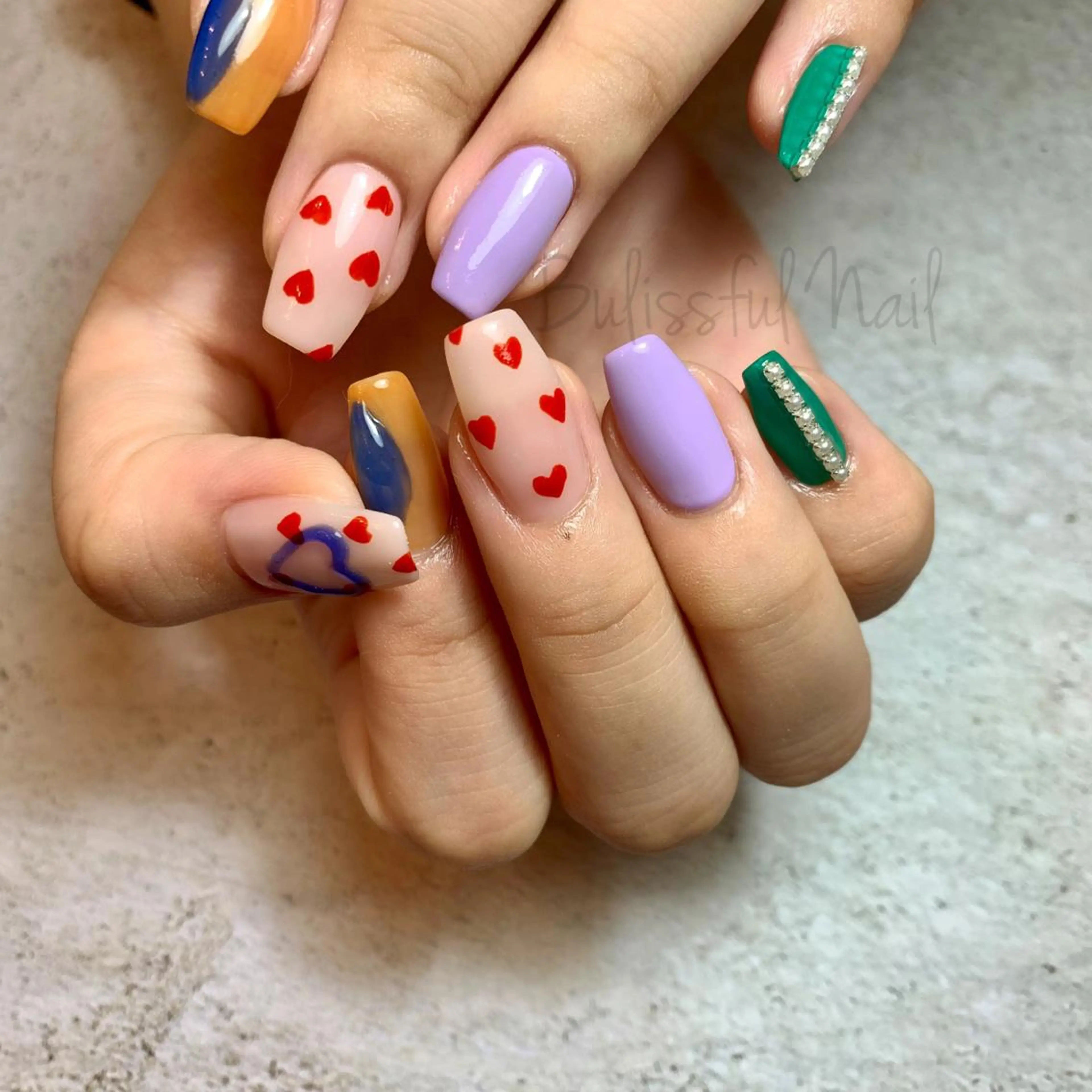 ネイル Blissful💅 Yurika✩࿐⋆*のネイルデザイン
