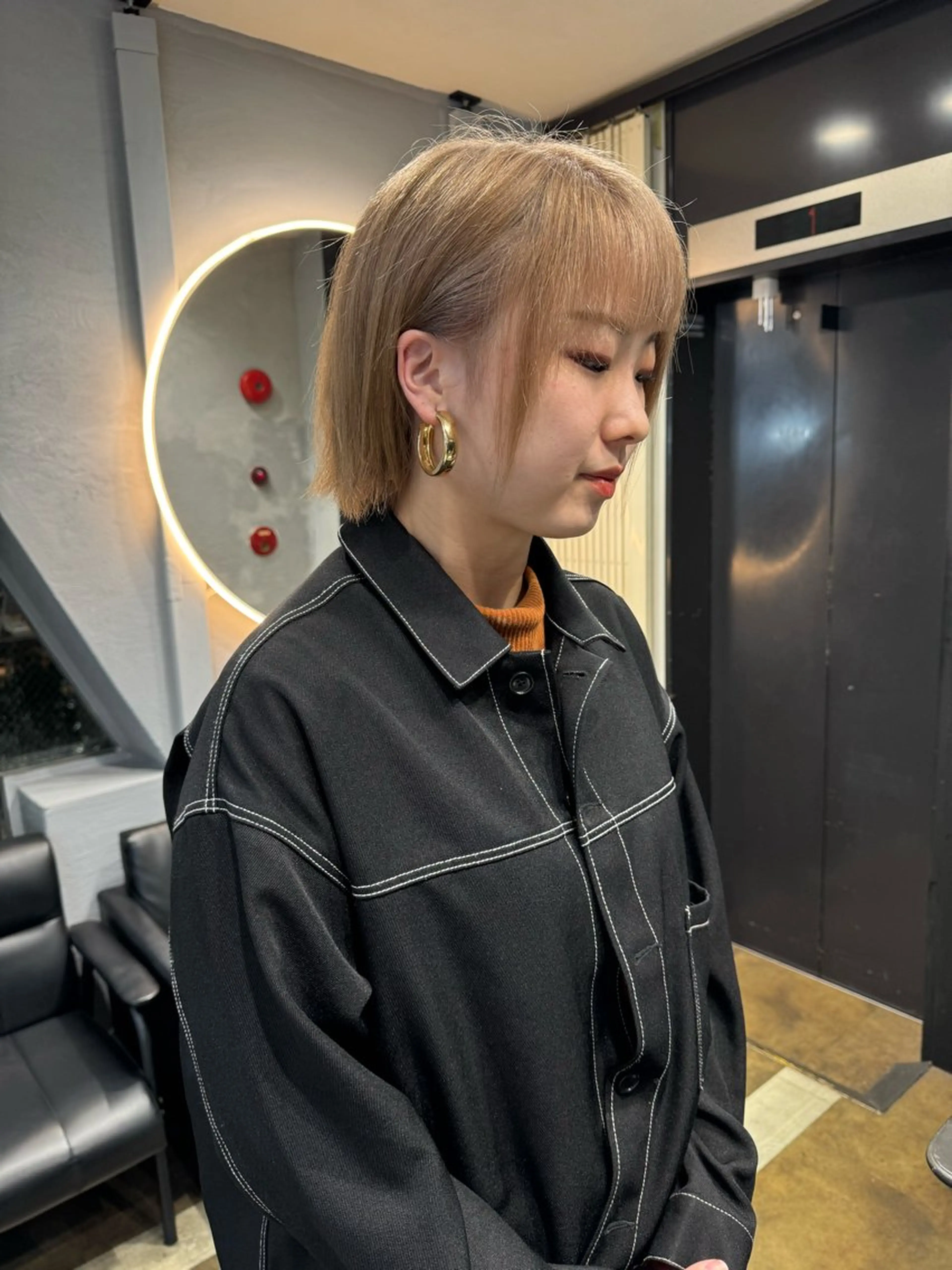 カラー dao/ミルクティー /ブラウン/ブロンドのヘアスタイル