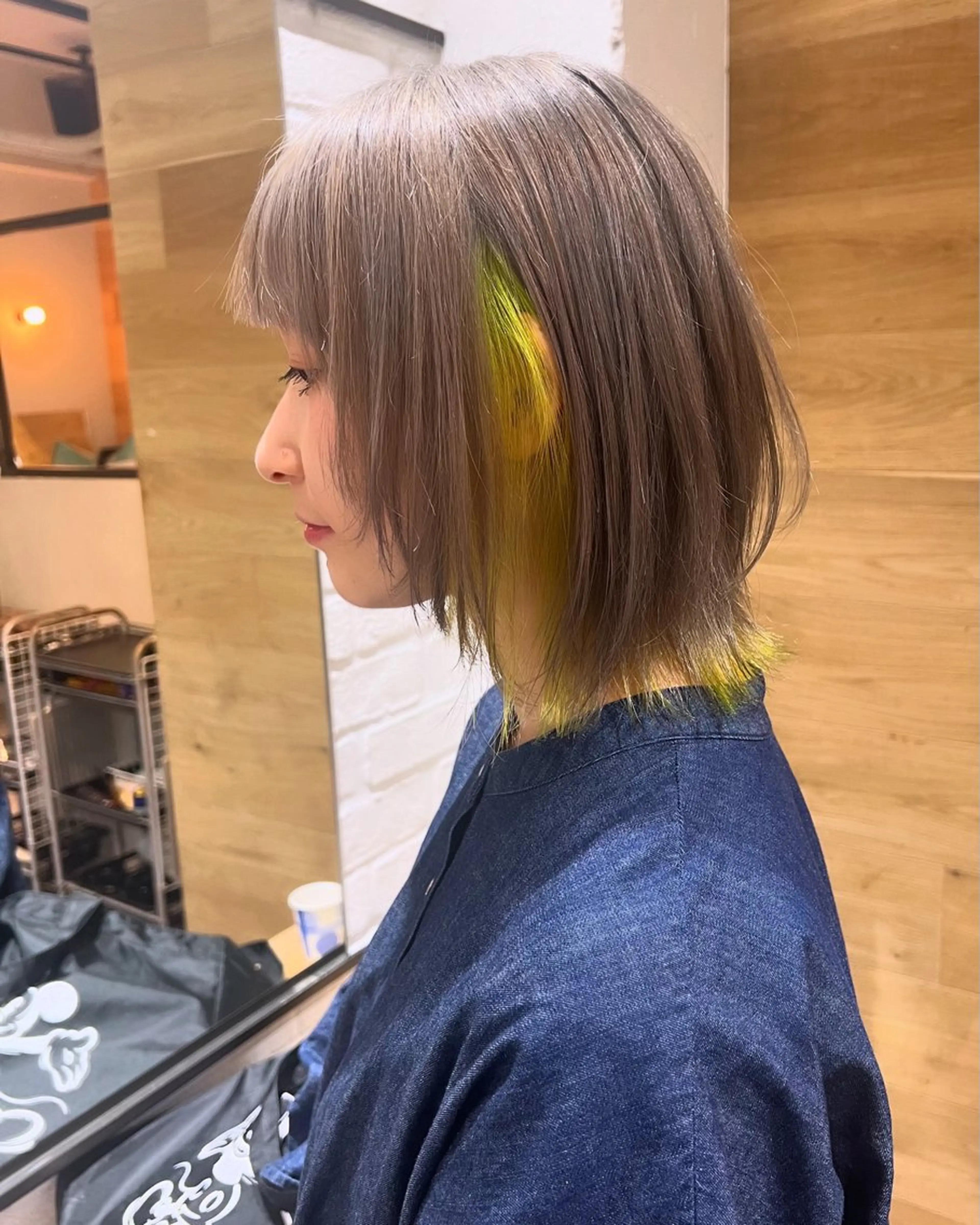 ショート レイヤーカット カット ヘアカラー トリートメント フジサキ ケンのヘアスタイル